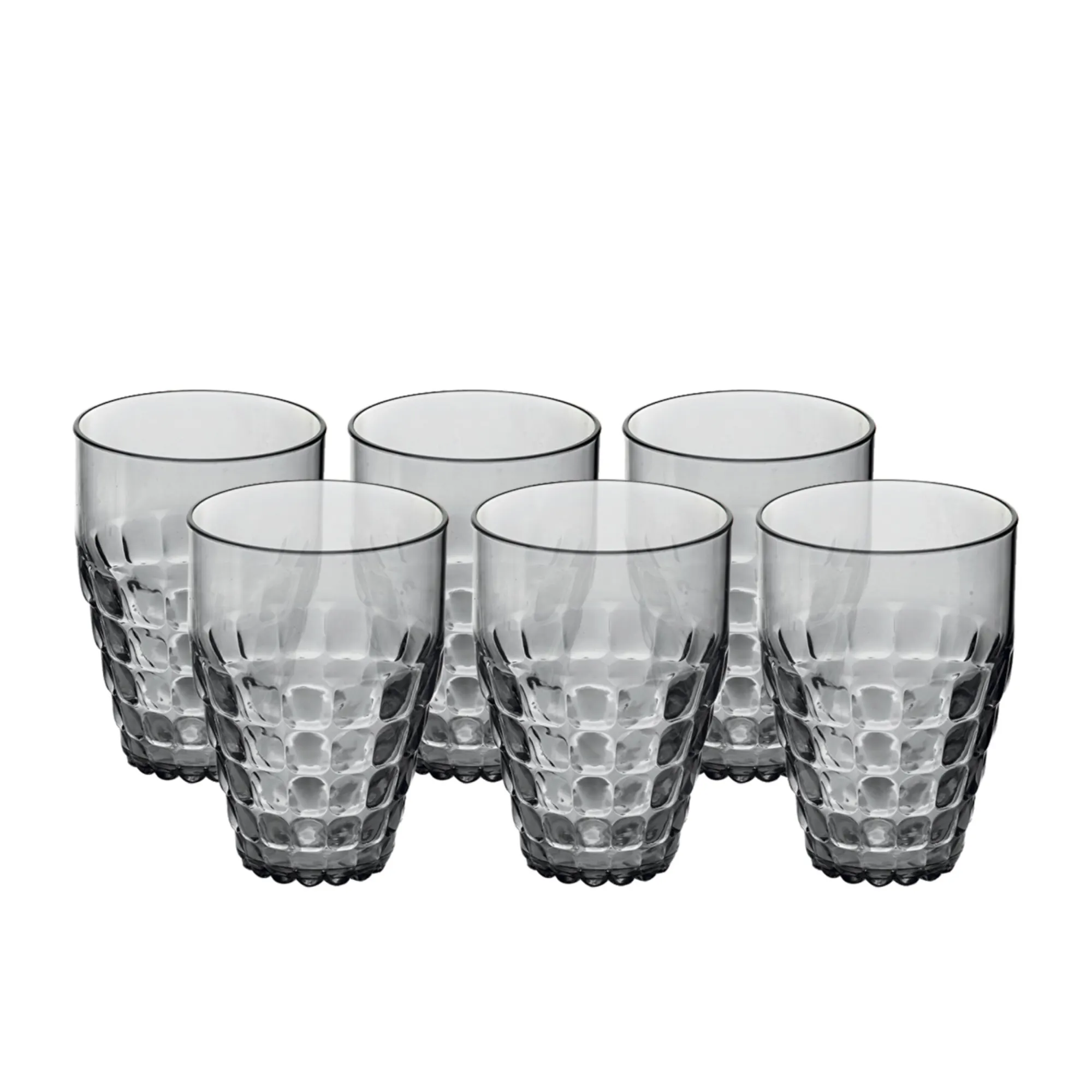 Guzzini Tiffany Tumbler 530ml Set of 6 Grey Image 1
