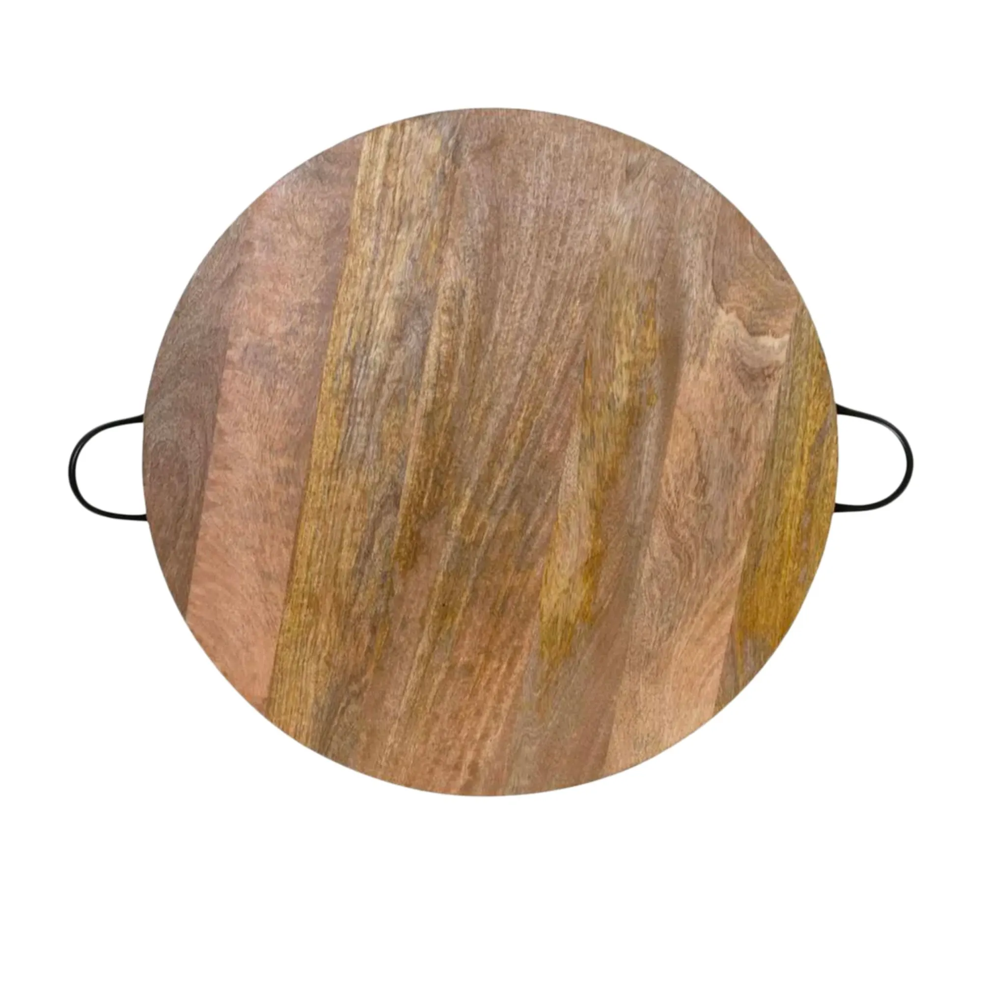J Elliot Home Bailey Round Tray with Handle 70cm Image 1
