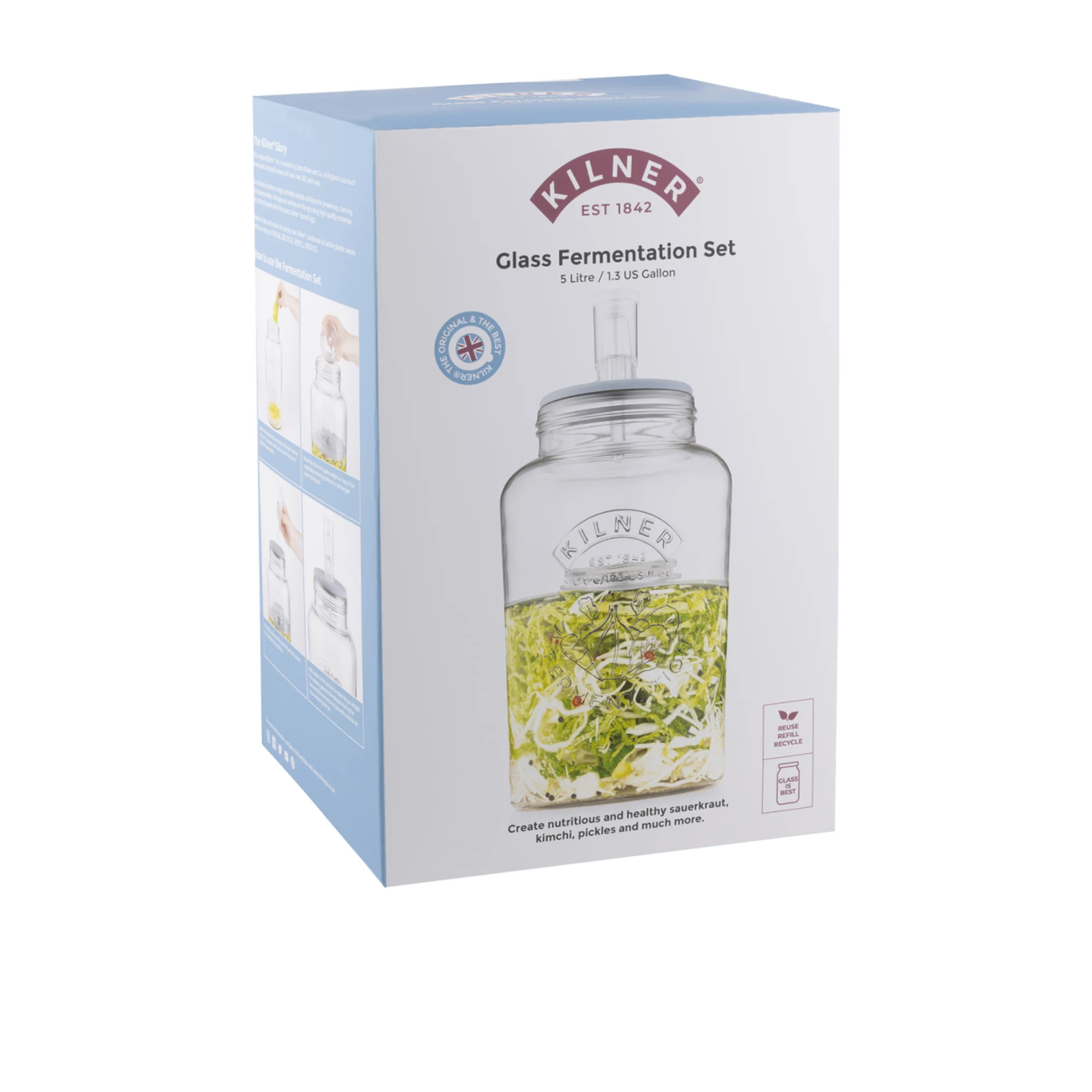 Kilner Fermentation Jar Set 5L Image 2