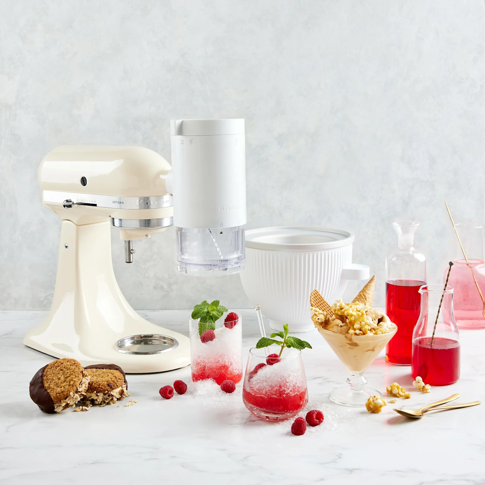KitchenAid Ice Shaver Attachment White Image 3