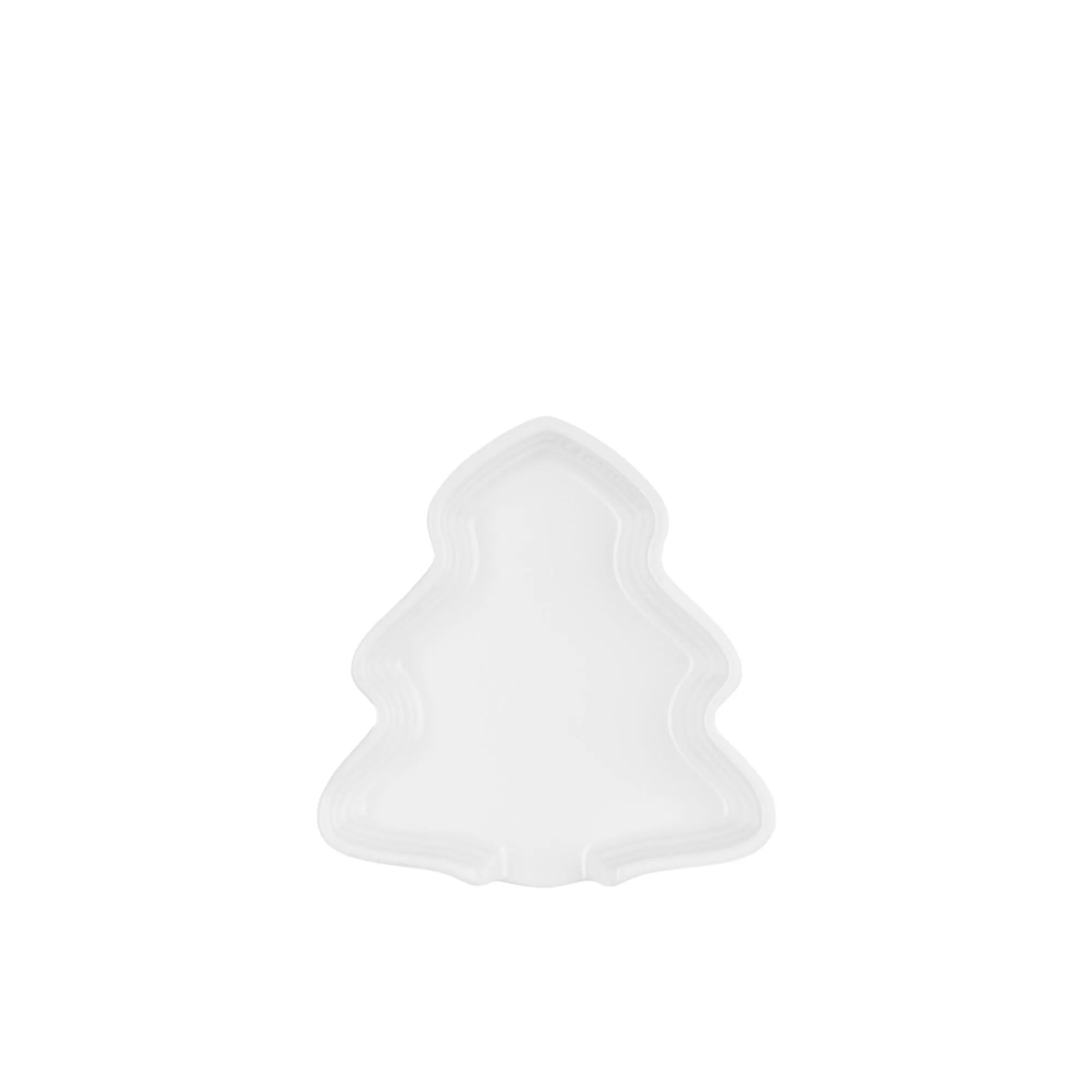 Le Creuset Noel Tree Spoon Rest White Image 2