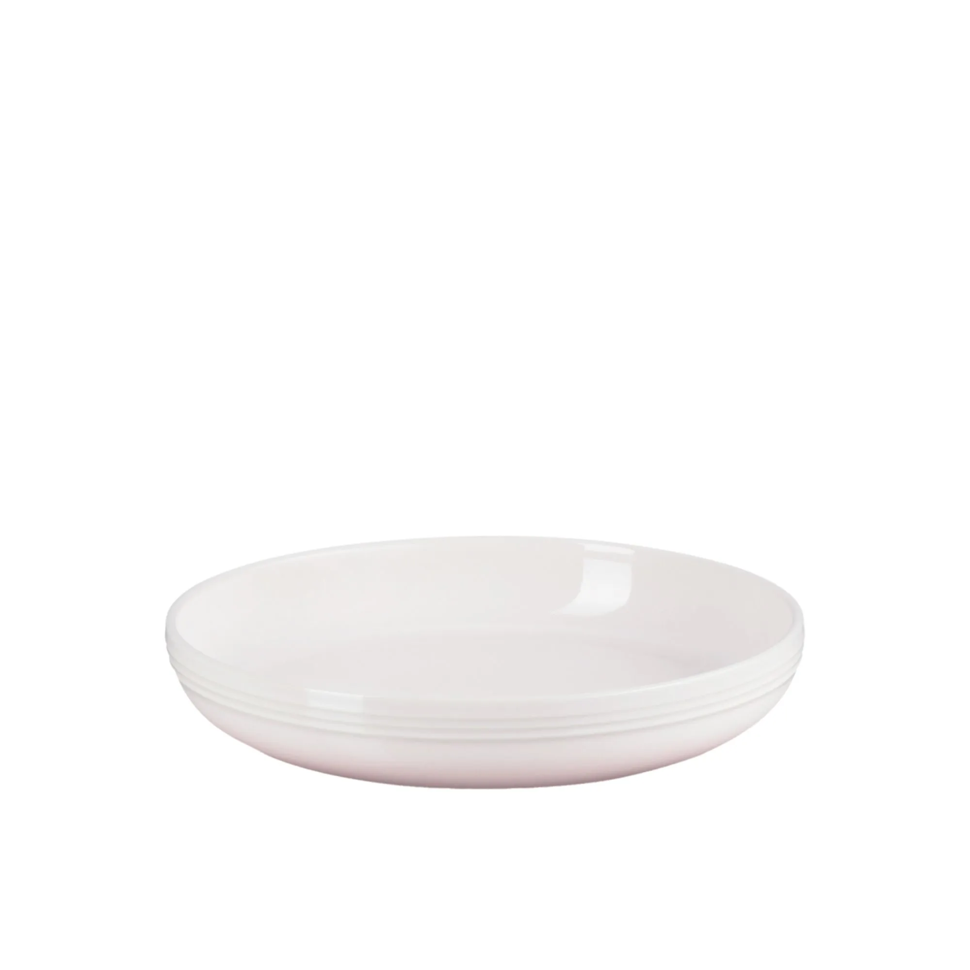 Le Creuset Stoneware Coupe Pasta Bowl 22cm Shell Pink Image 1