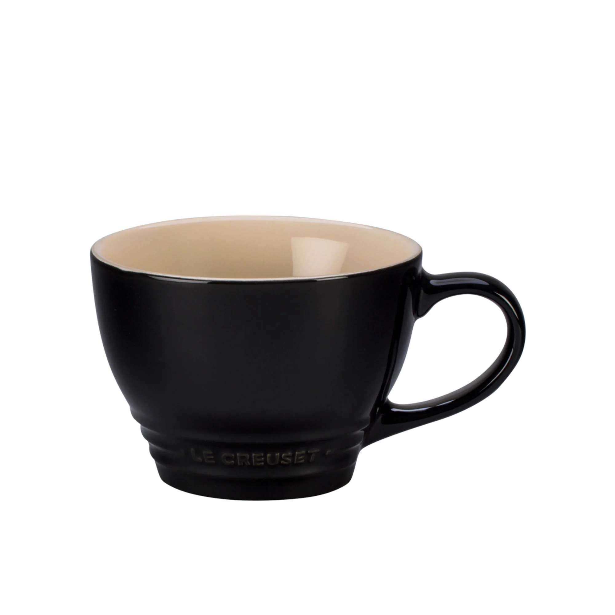 Le Creuset Stoneware Grand Mug 400ml Satin Black Image 1