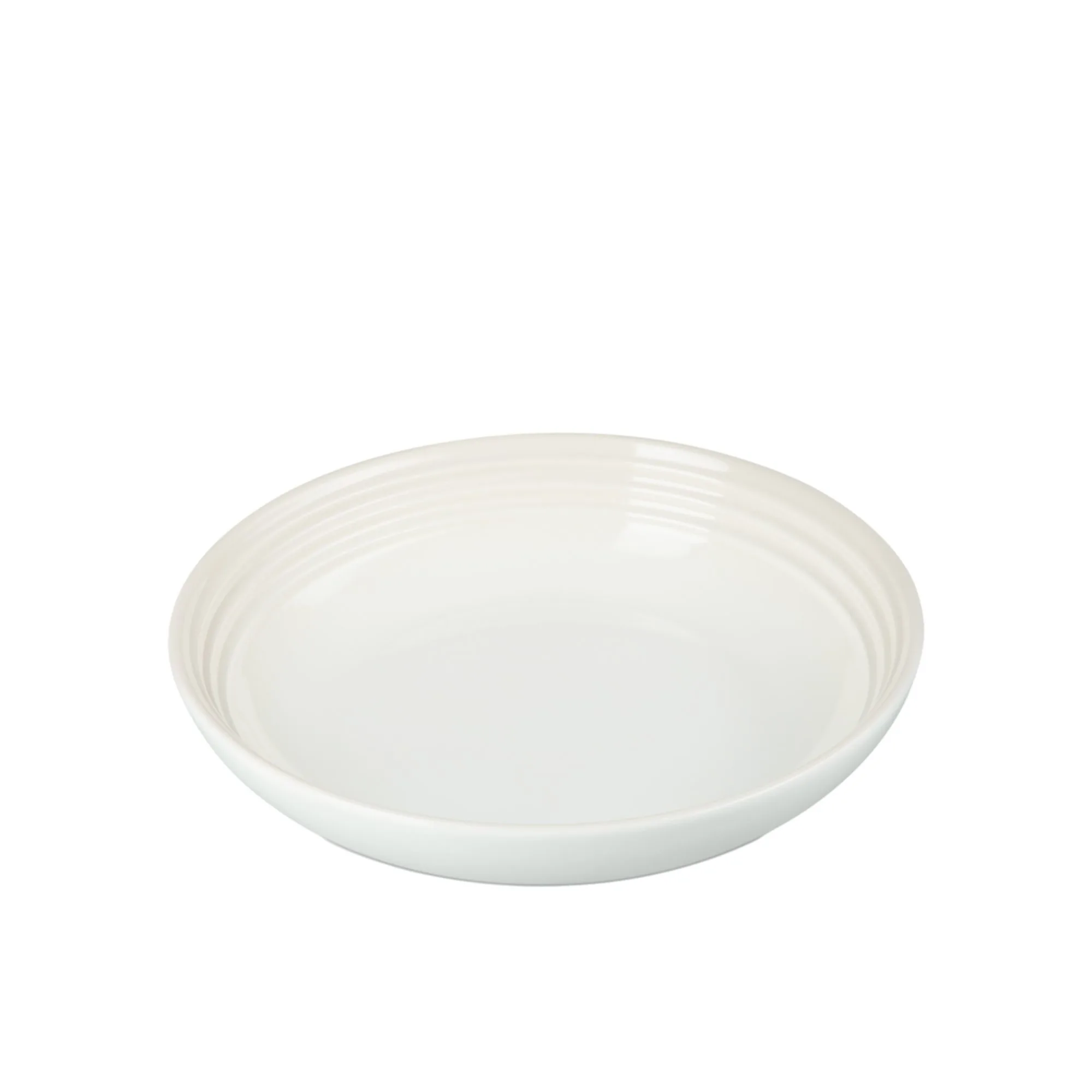 Le Creuset Stoneware Pasta Bowl Set of 4 Meringue Image 2