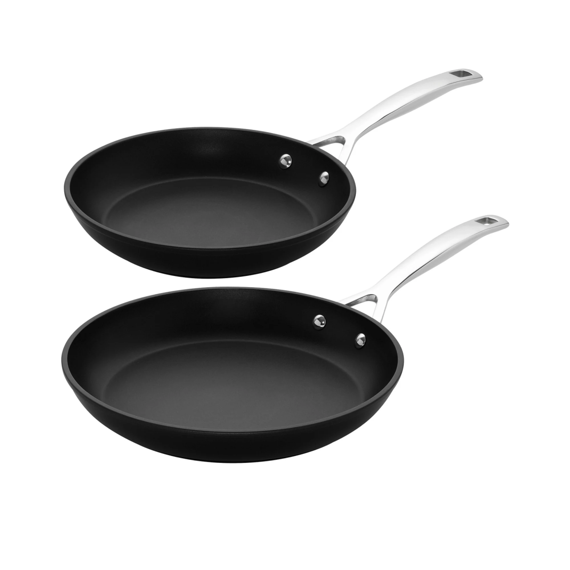 Le Creuset Toughened Non Stick 2pc Shallow Frypan Set 24 & 28cm Image 1