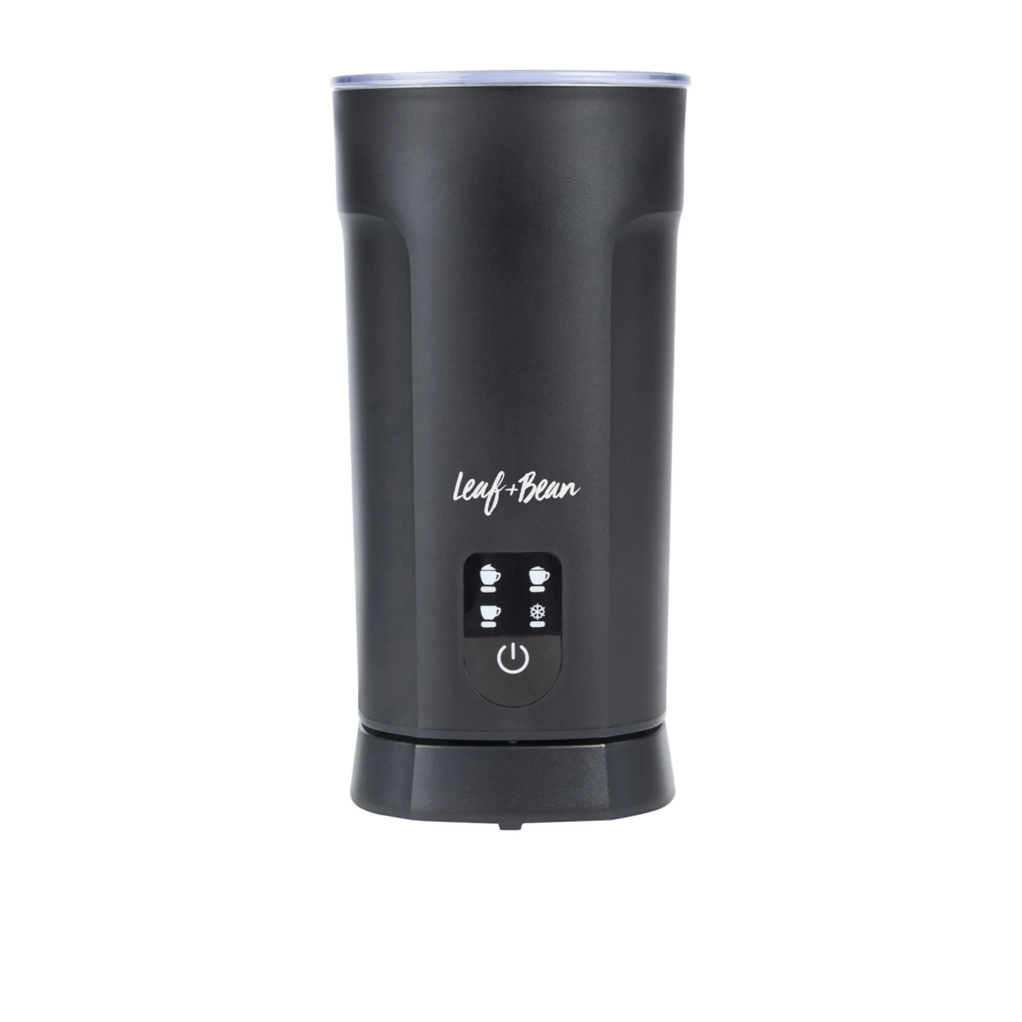 Leaf & Bean Electric Milk Frother Matte Black Image 1