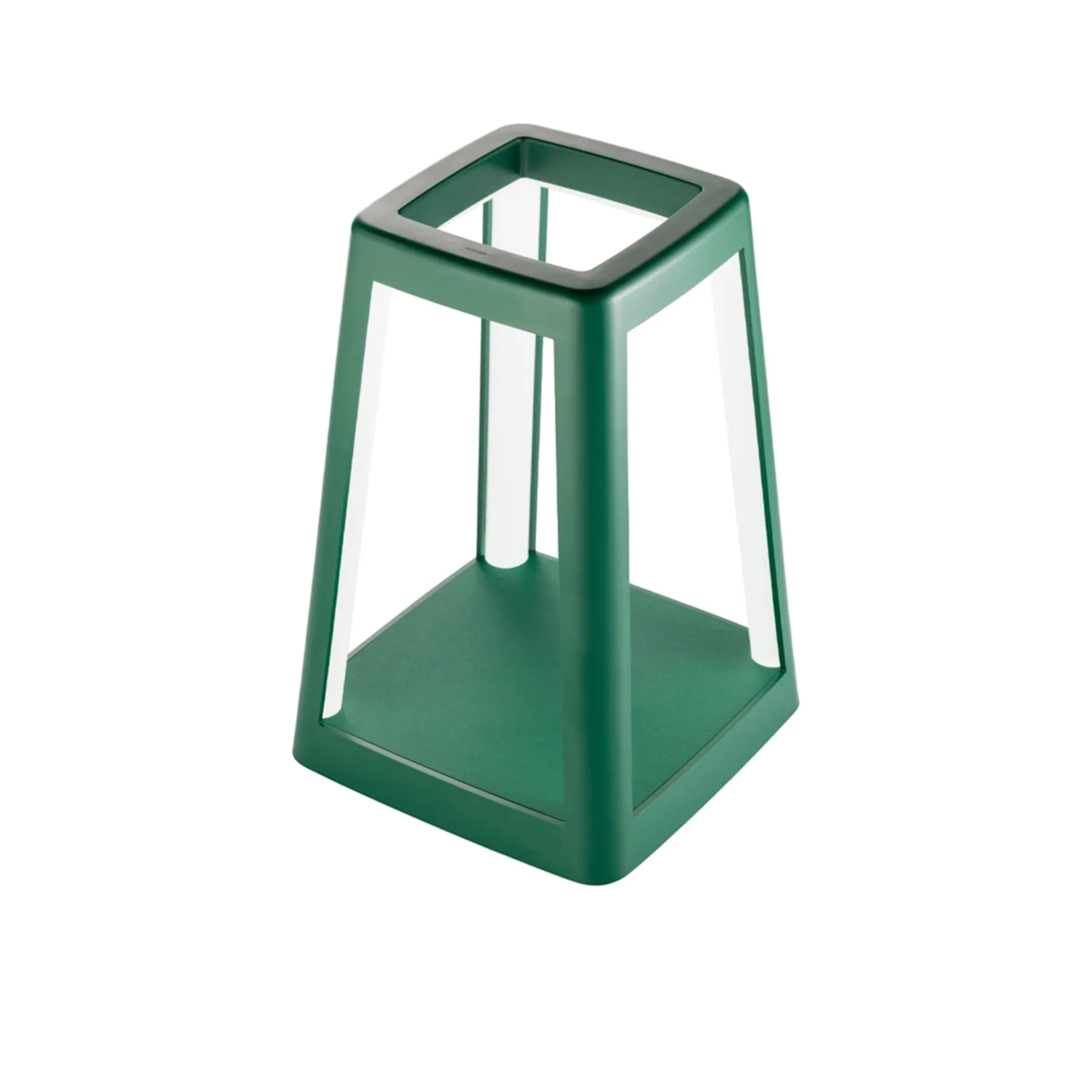 Lexon Lantern Portable Lamp with Built In Wireless Charger Green Image 1