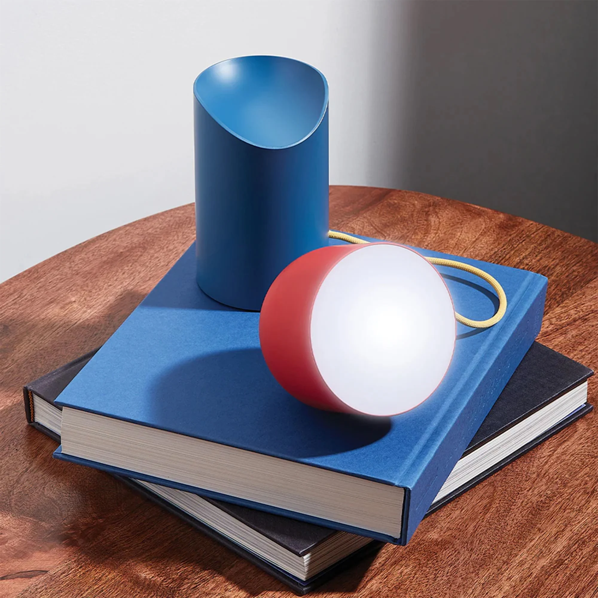 Lexon Orbe Portable LED Lamp with Moving Head Multicolour Image 2