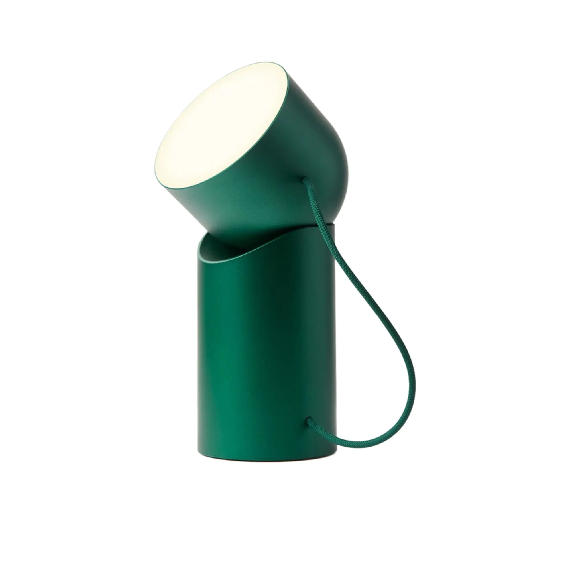 Lexon Orbe Portable LED Lamp with Moving Head Green Image 1