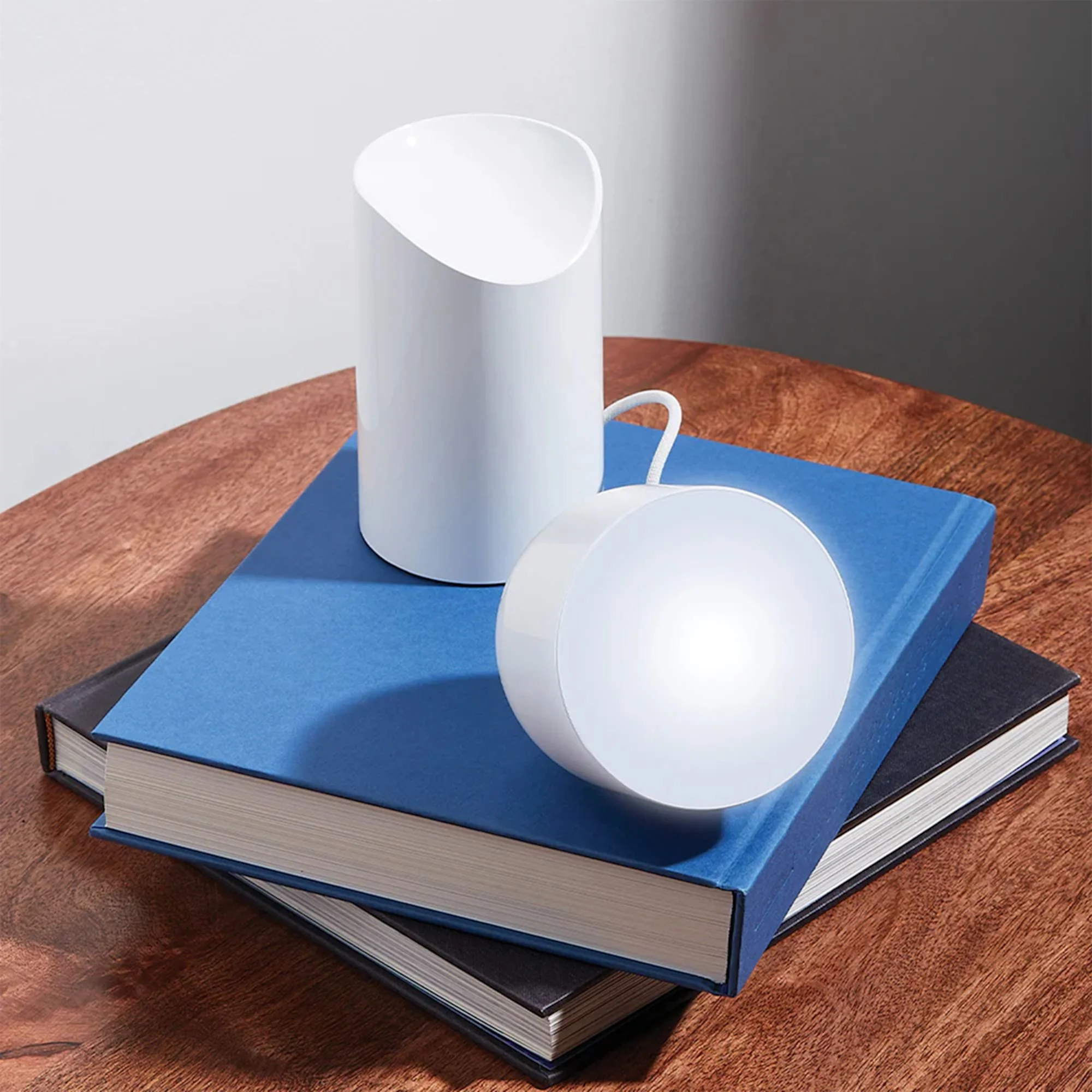 Lexon Orbe Portable LED Lamp with Moving Head White Image 2