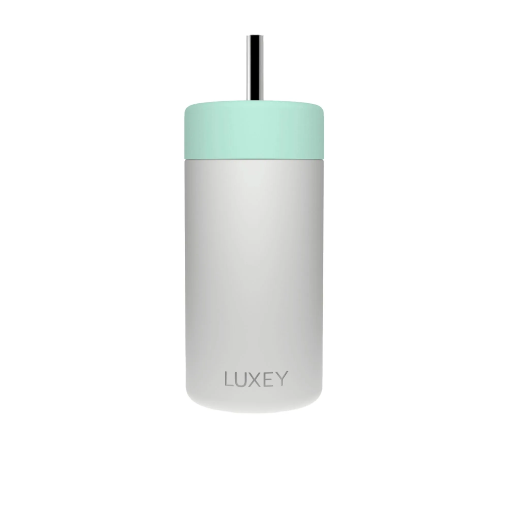 Luxey Cup Insulated Iced Coffee Tumbler 355mL 12oz Sorbet and Grey
 Image 1