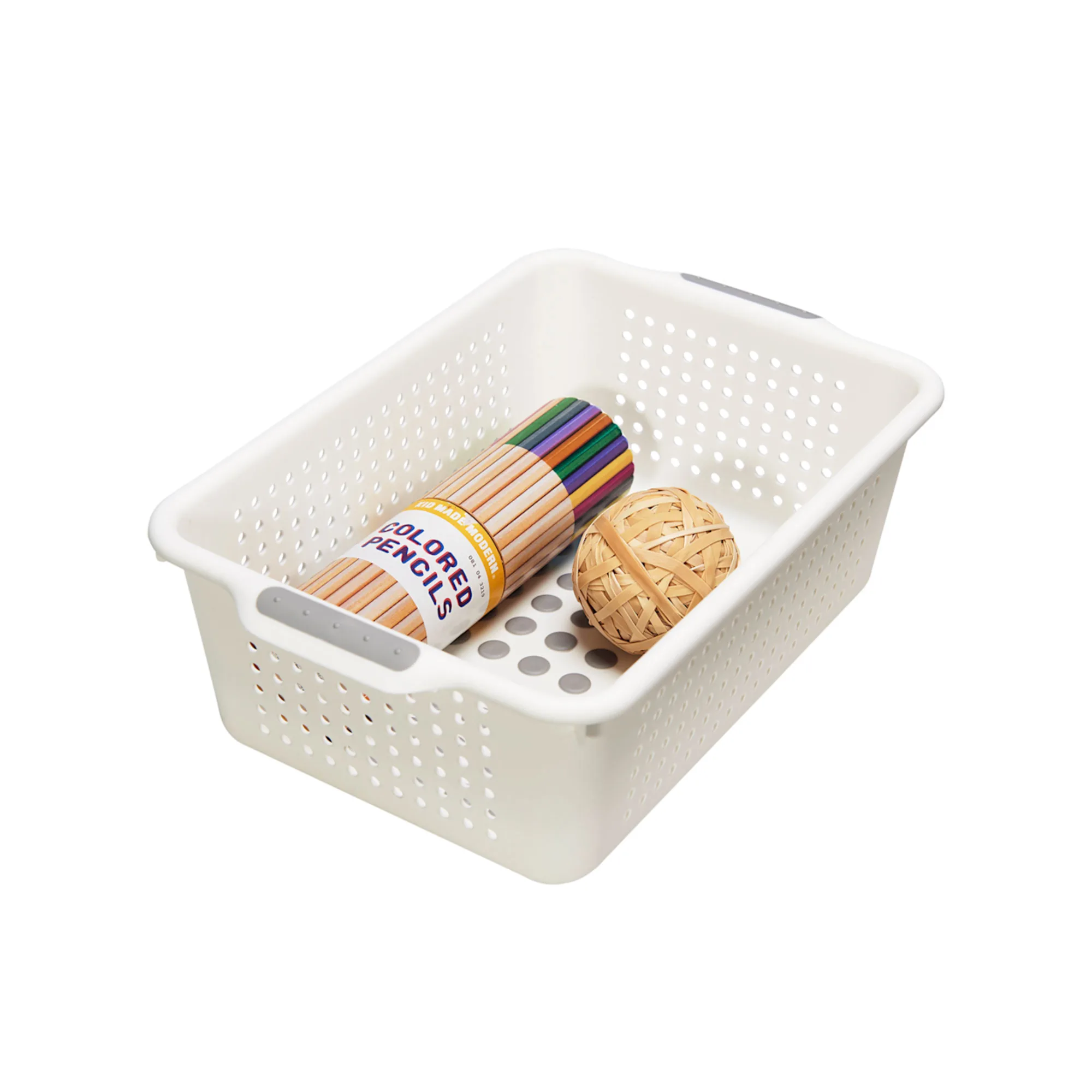 Madesmart Storage Basket Small White Image 2