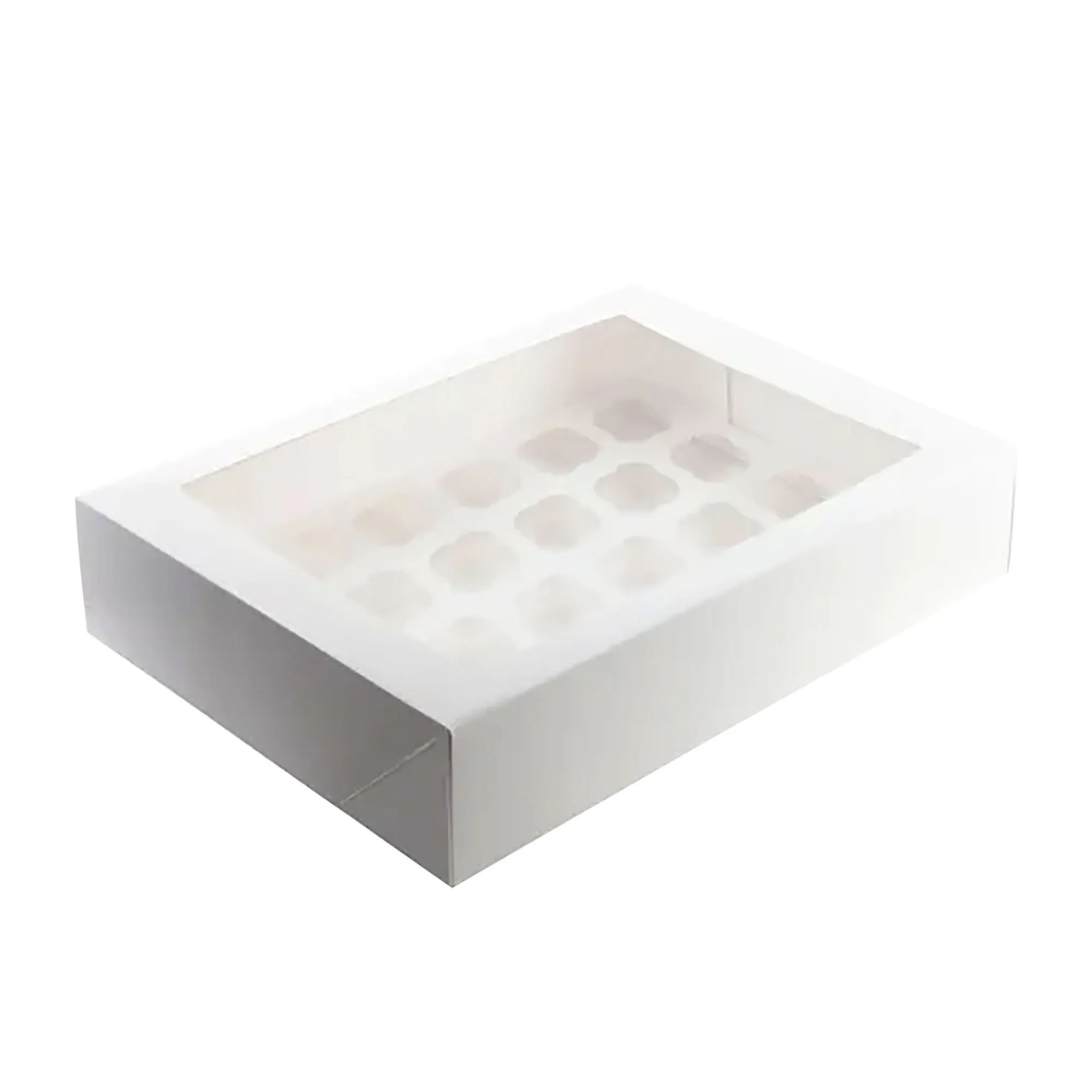 Mondo 24 Cup Cupcake Box 48x35cm White Image 1