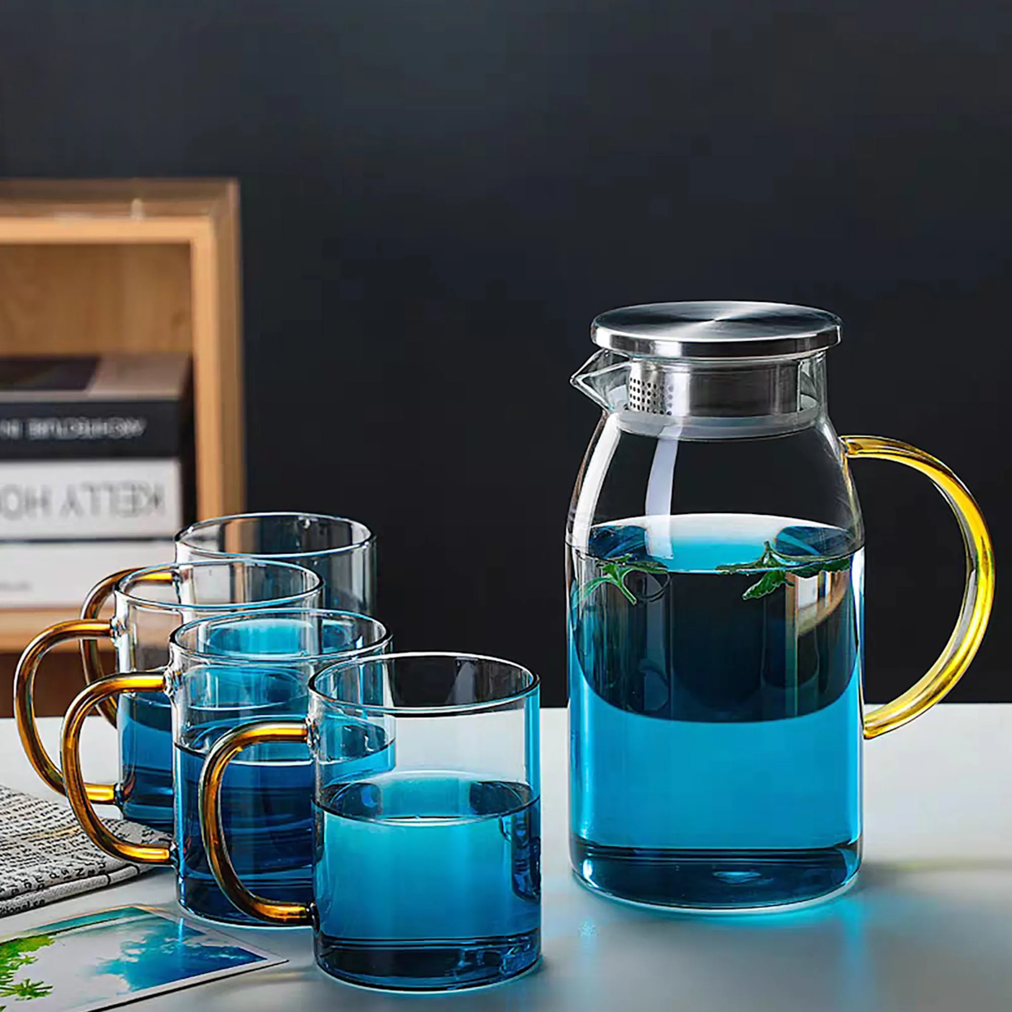 NF Living TC Society Set4 Cups Carafe 1500ml Image 2