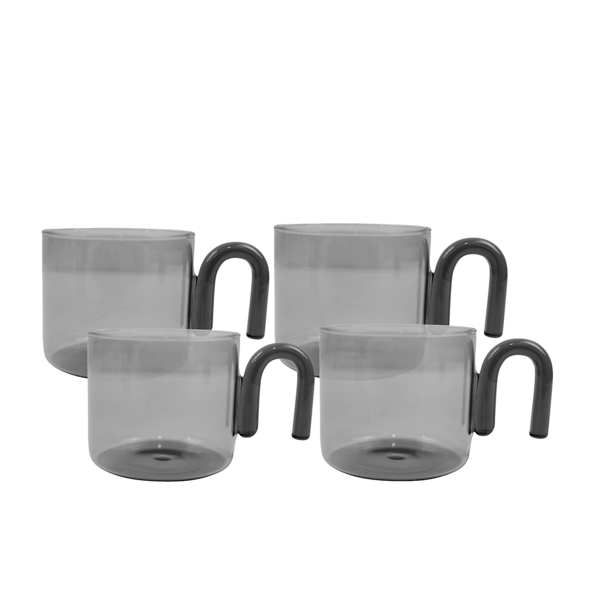 T&C Society Cup 300mL Set of 4 Grey Image 1