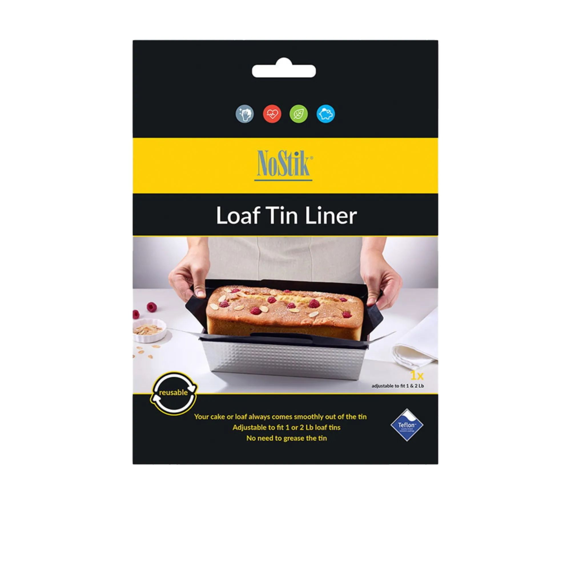 NoStik Loaf Tin Liner Image 1