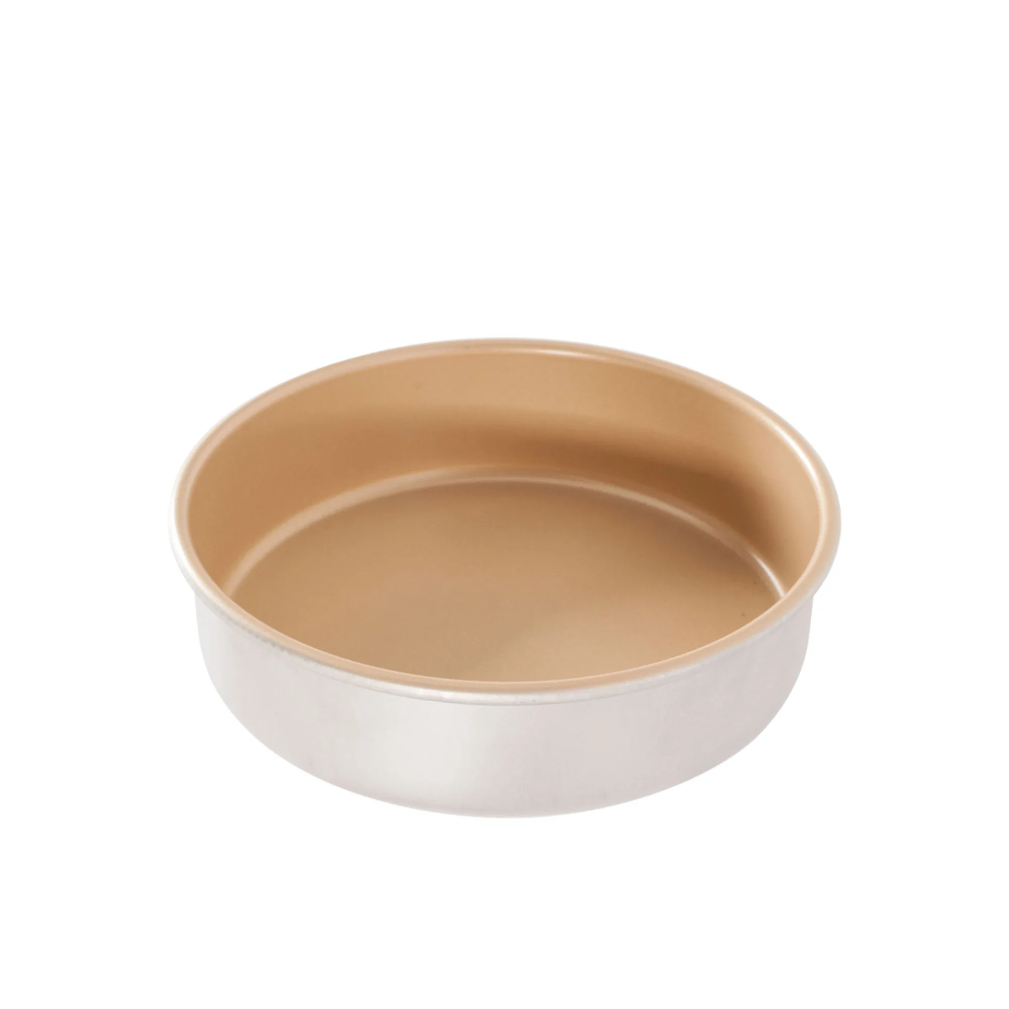 Nordic Ware Naturals Round Non Stick Cake Pan 24.5cm Gold Image 1
