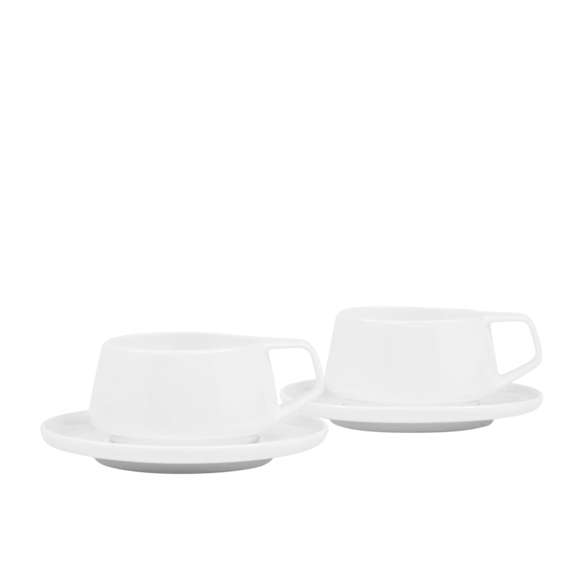 Noritake Marc Newson Cup & Saucer 225ml Set of 2 White Image 1