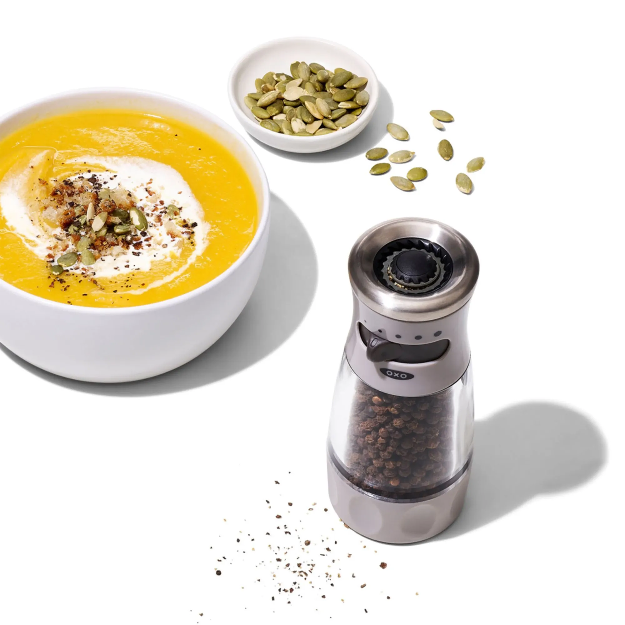 OXO Contoured Mess-Free Pepper Grinder Image 2