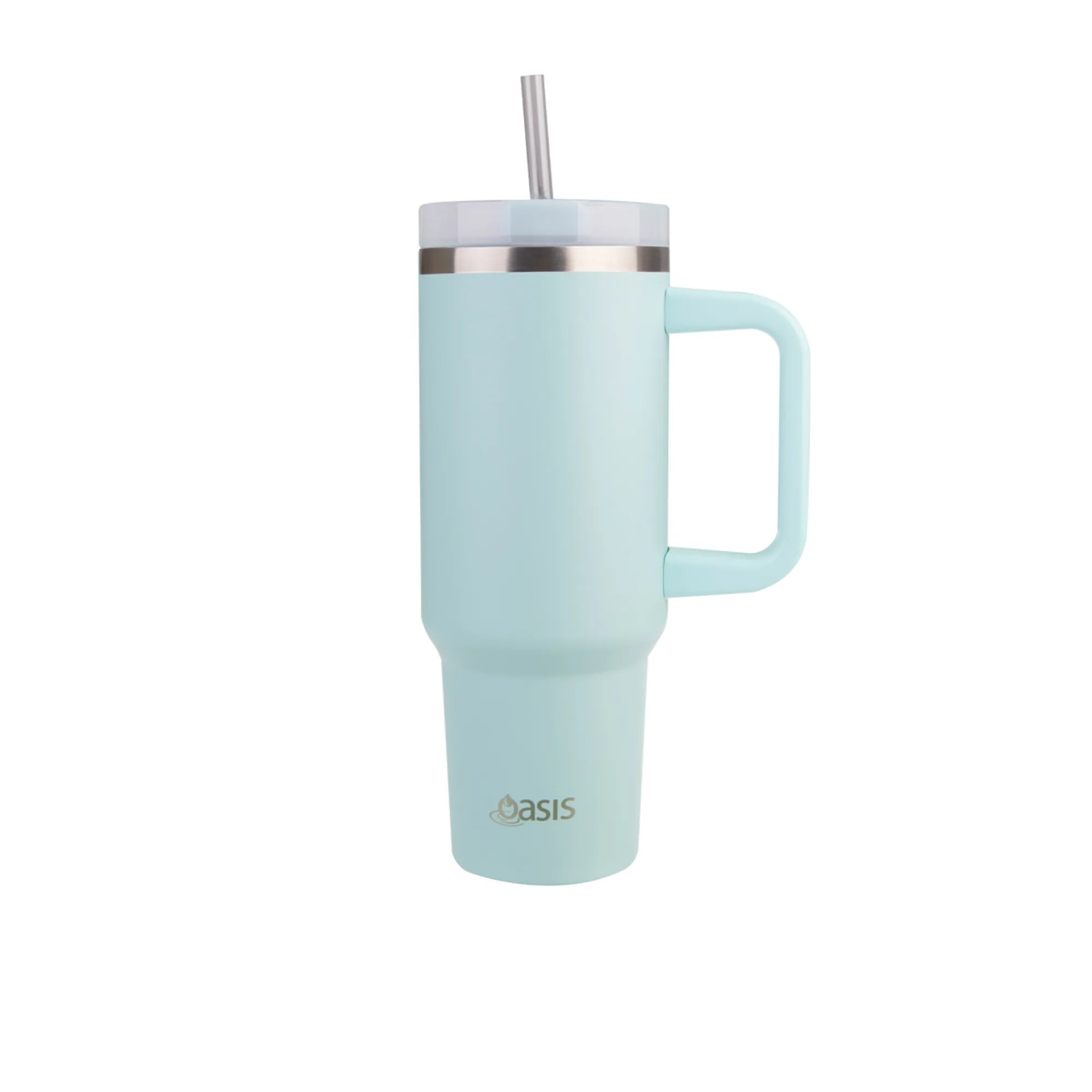 Oasis Commuter Double Wall Insulated Travel Mug 1.2L Sea Mist Image 1