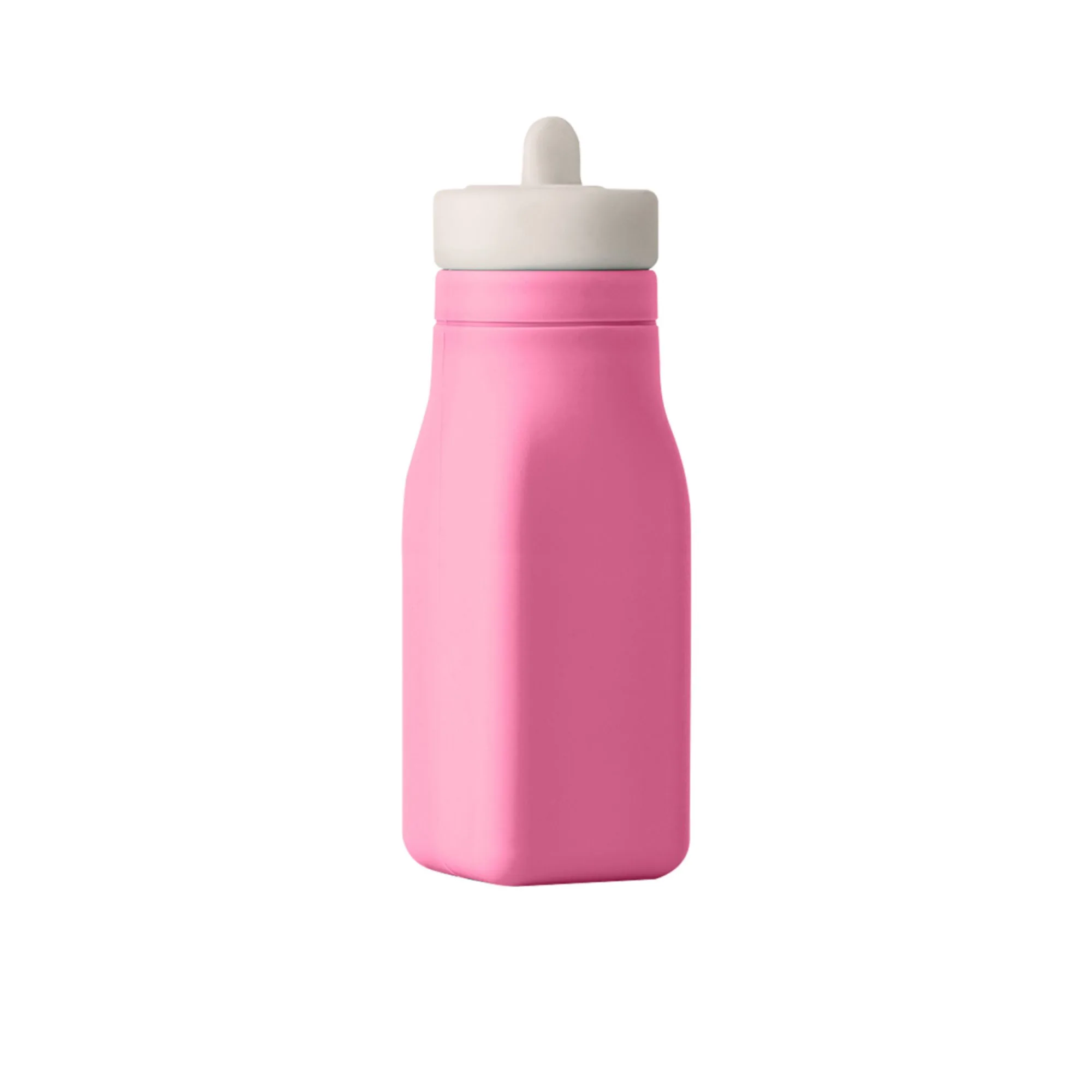 Omie Silicone Drink Bottle 250ml Pink Image 2