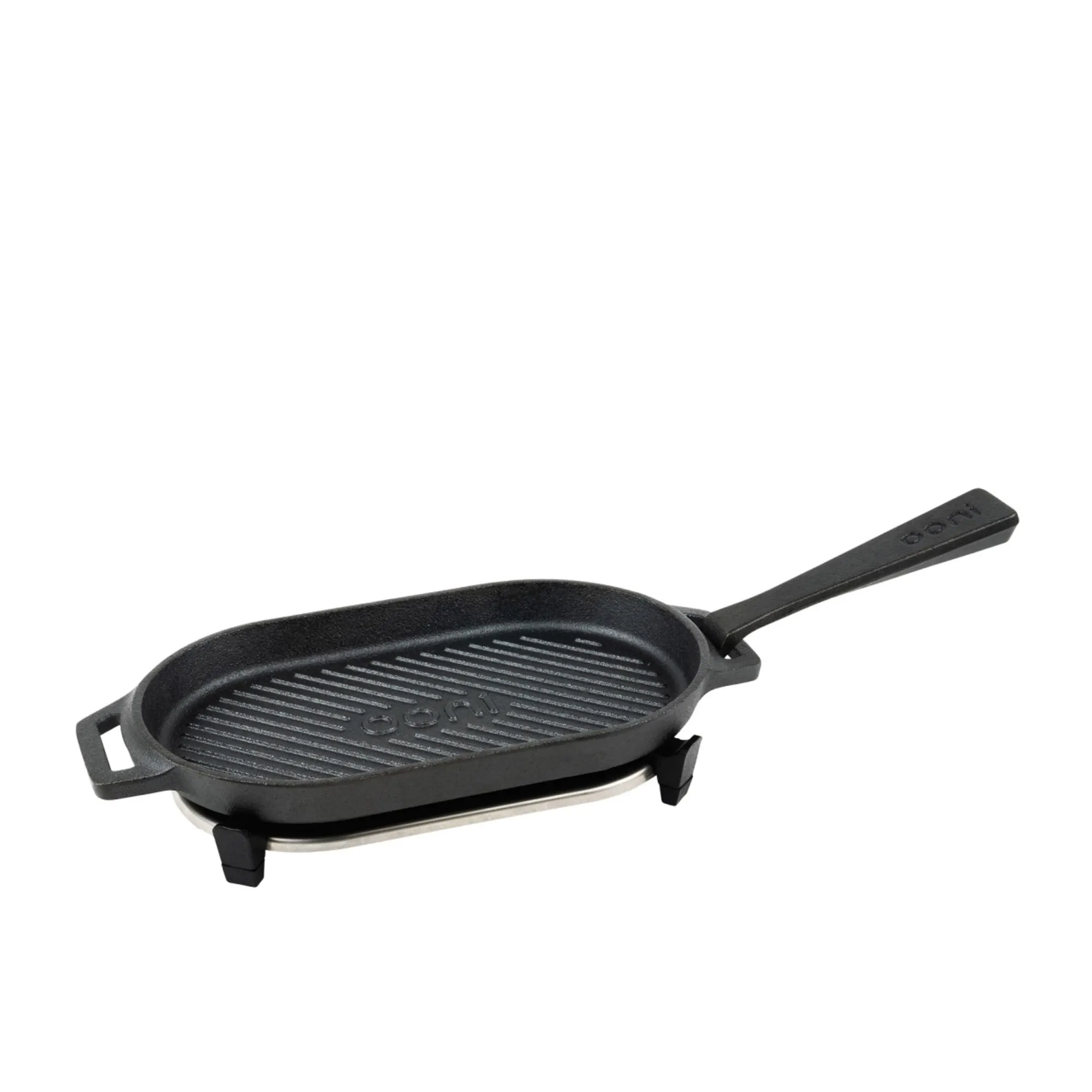 Ooni Cast Iron Grizzler Pan 46x16cm Image 1