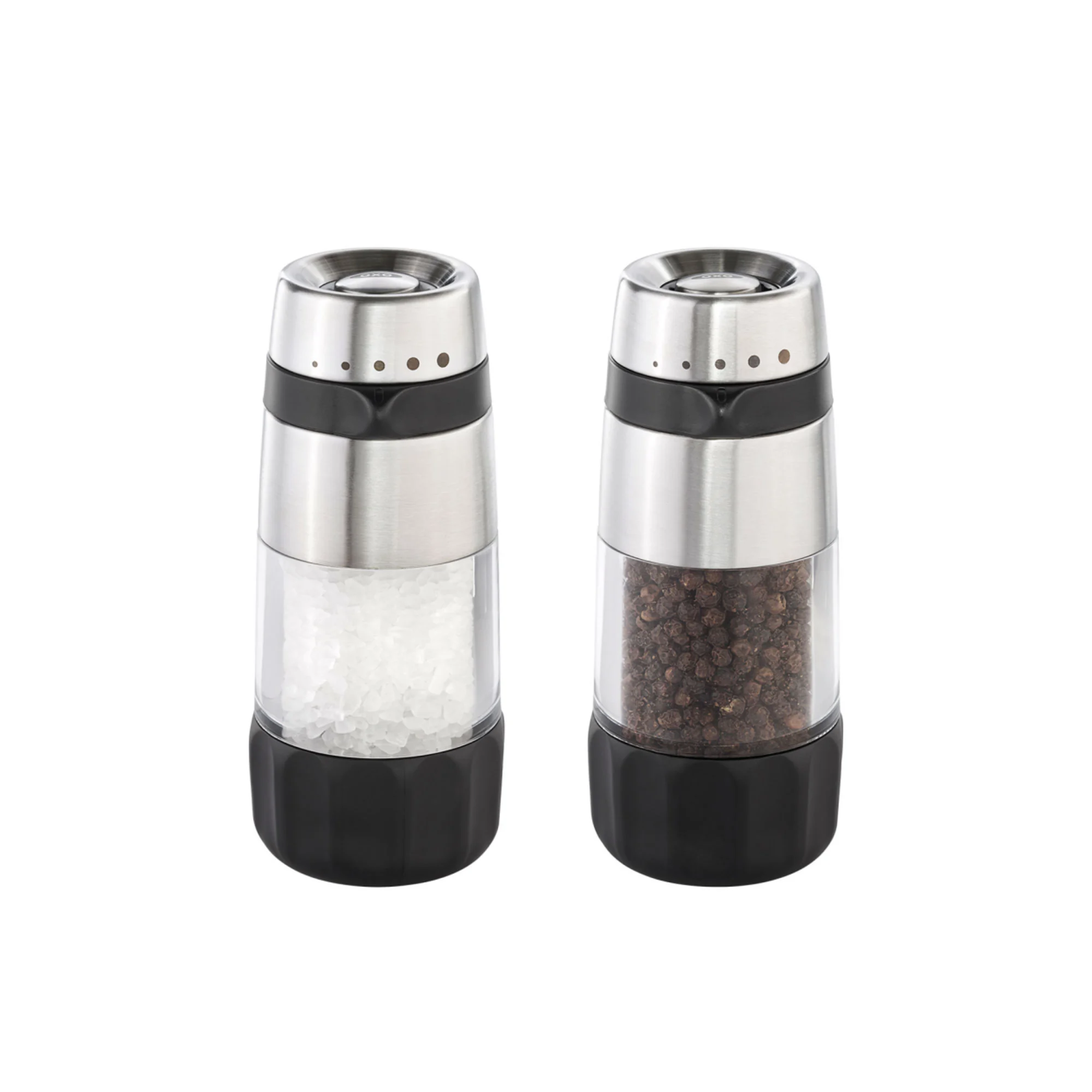 OXO Good Grips Accent Mess-Free Salt & Pepper Grinder Set Image 1