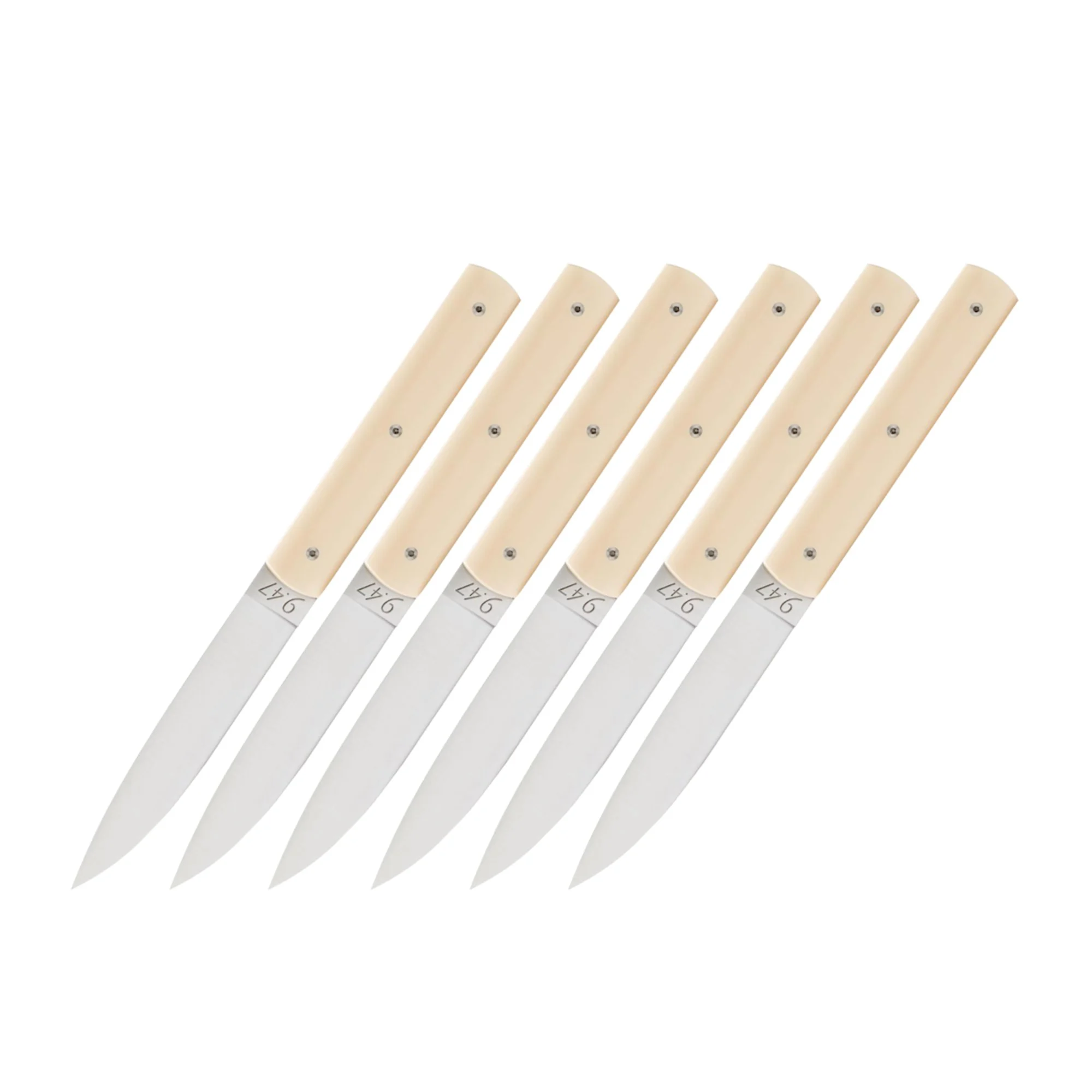 Perceval 9.47 Steak Knife Set of 6 Cream Image 1
