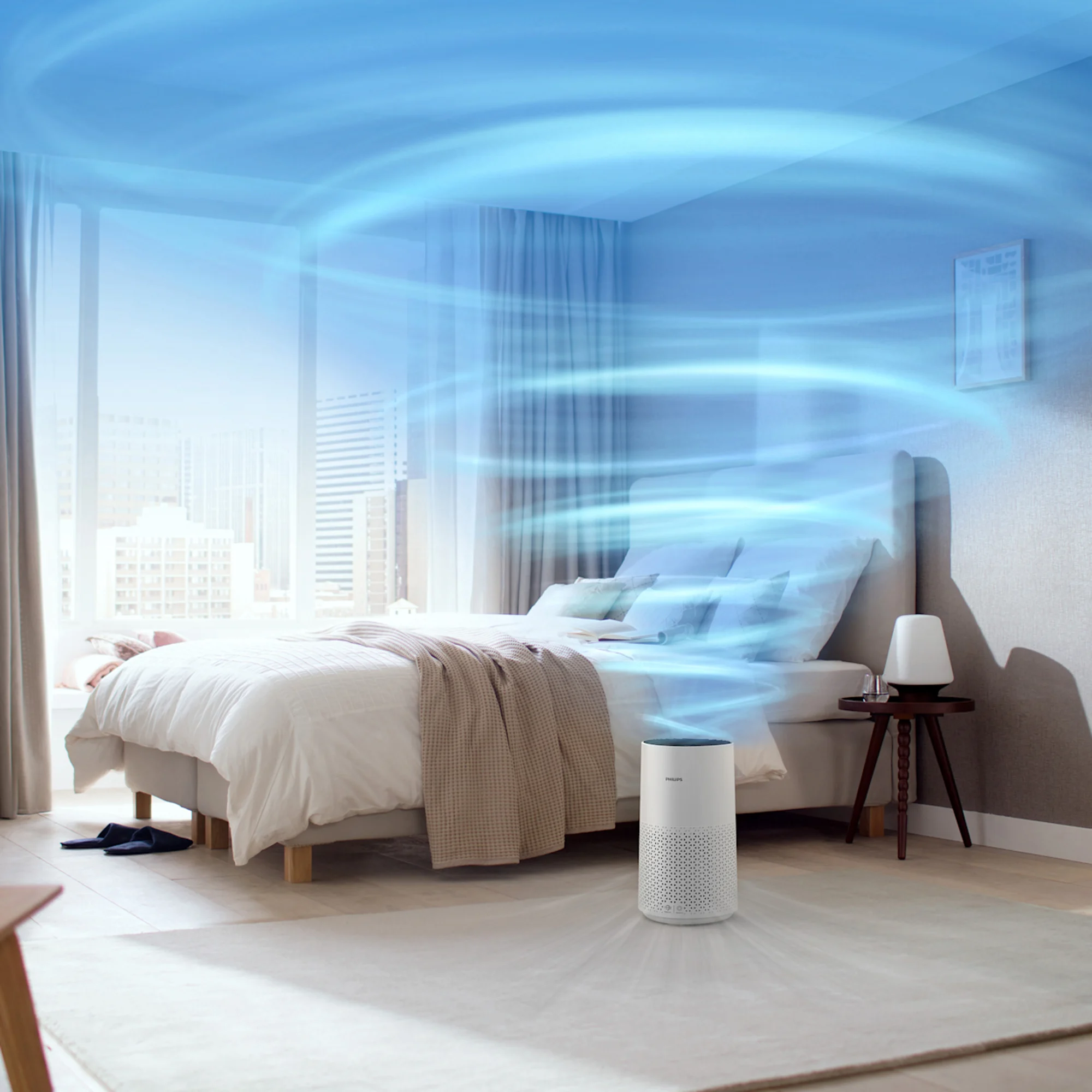 Philips Series 1000i Air Purifier CADR 300m3/h White Image 2
