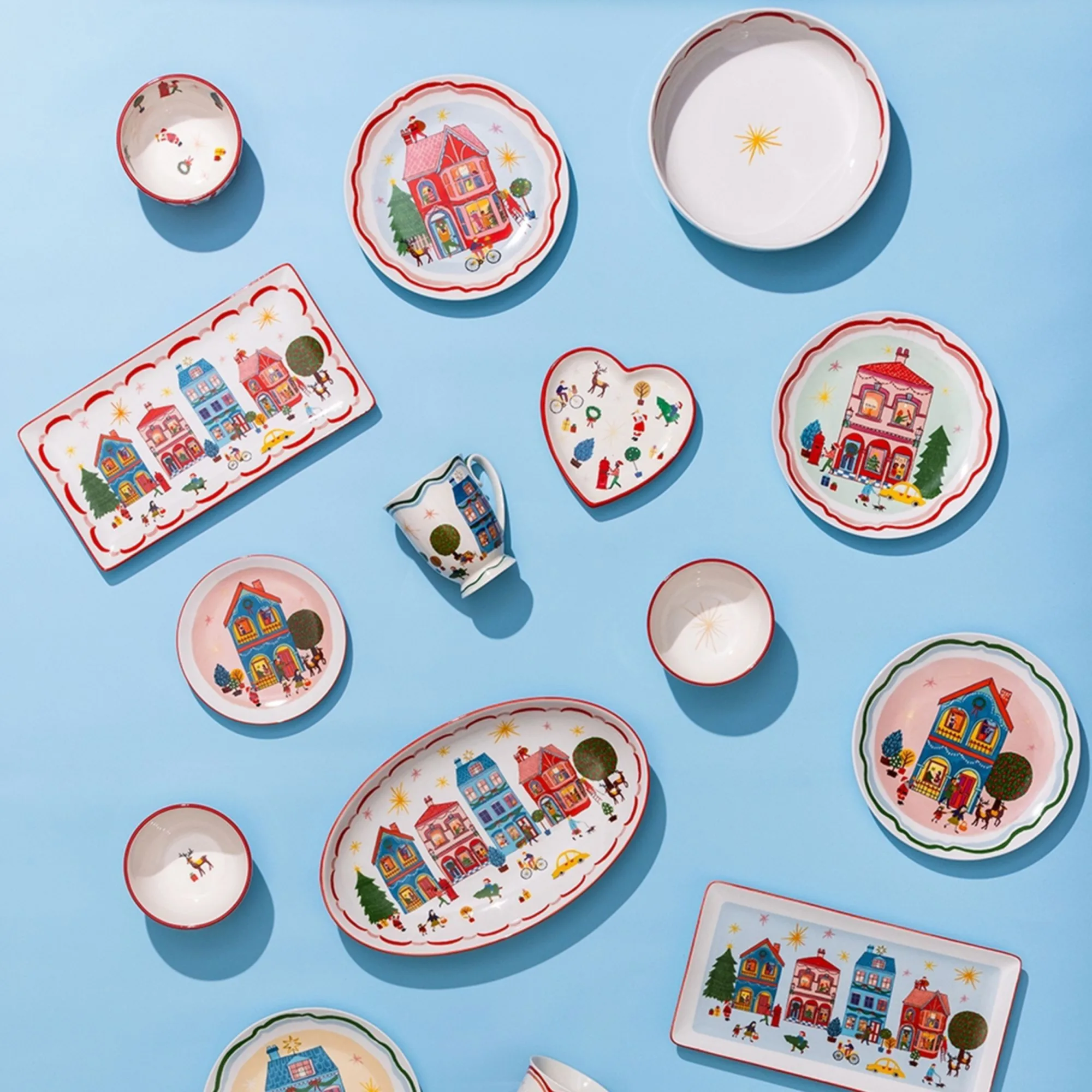 Porto Night Before Heart Plate 14 5cm Festive Image 2