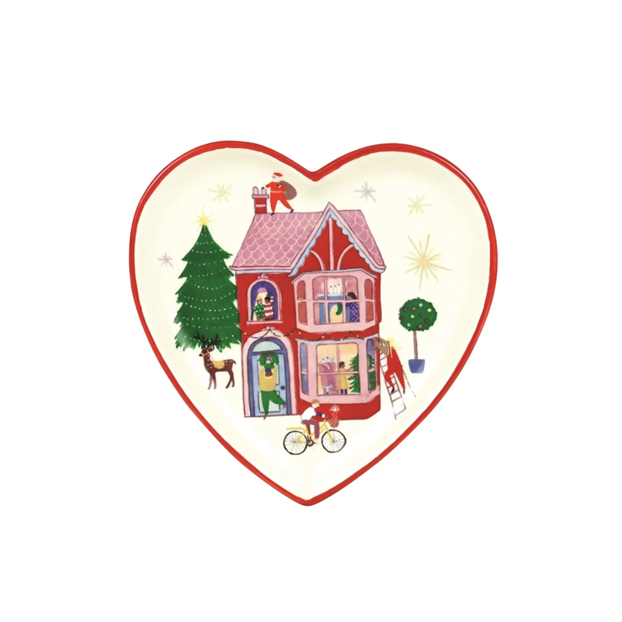 Porto Night Before Heart Plate 14 5cm House Image 1