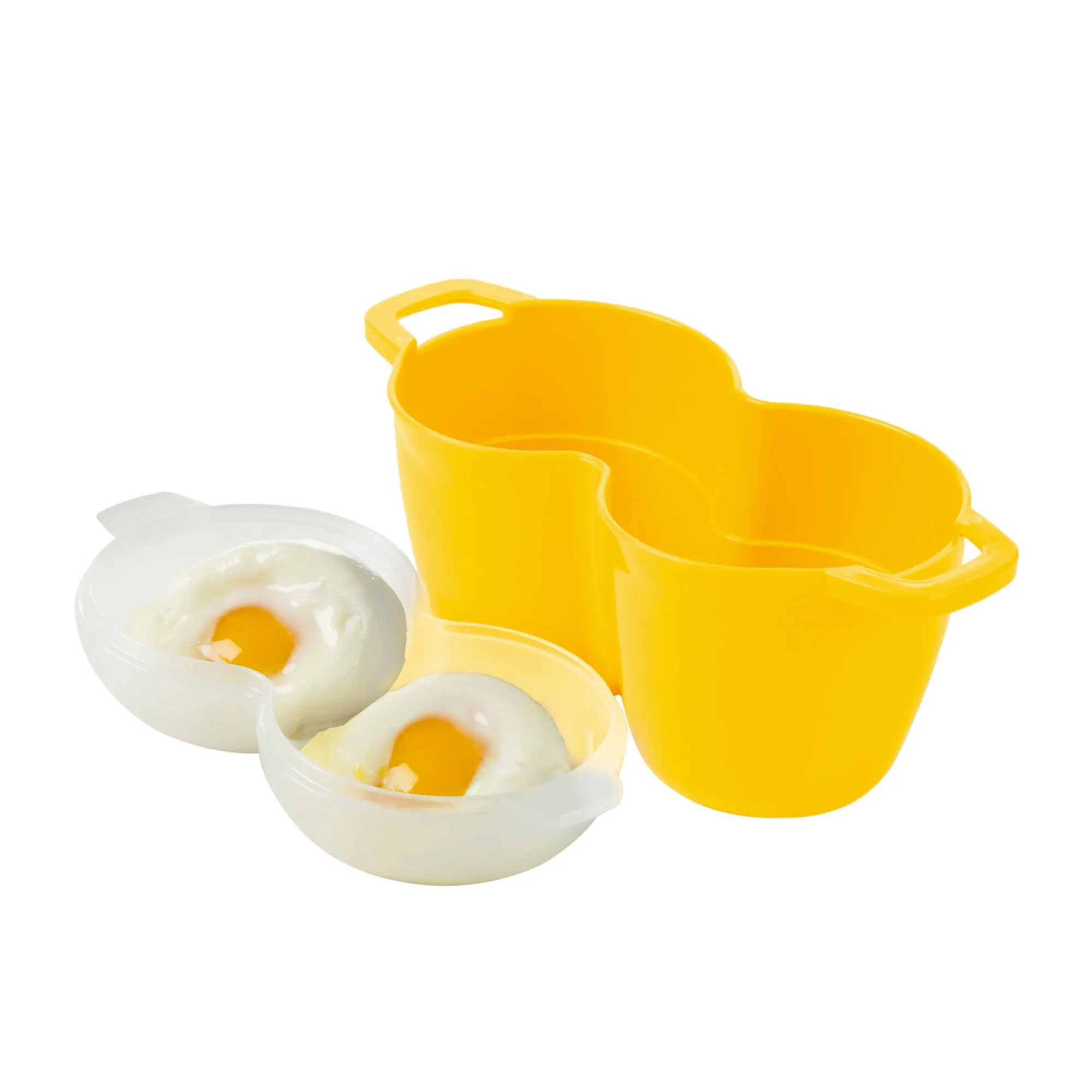 Progressive Prep Solutions Microwave Poach Perfect Two Egg Poacher Image 2