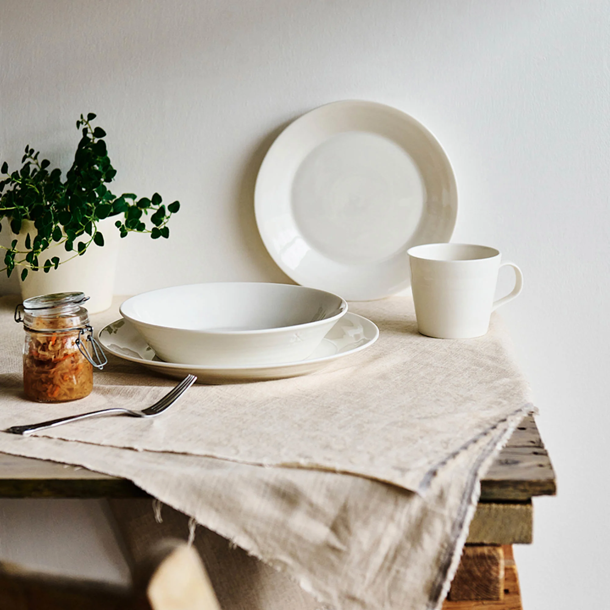 Royal Doulton 1815 Pure Pasta Bowl Set of 4 White Image 2