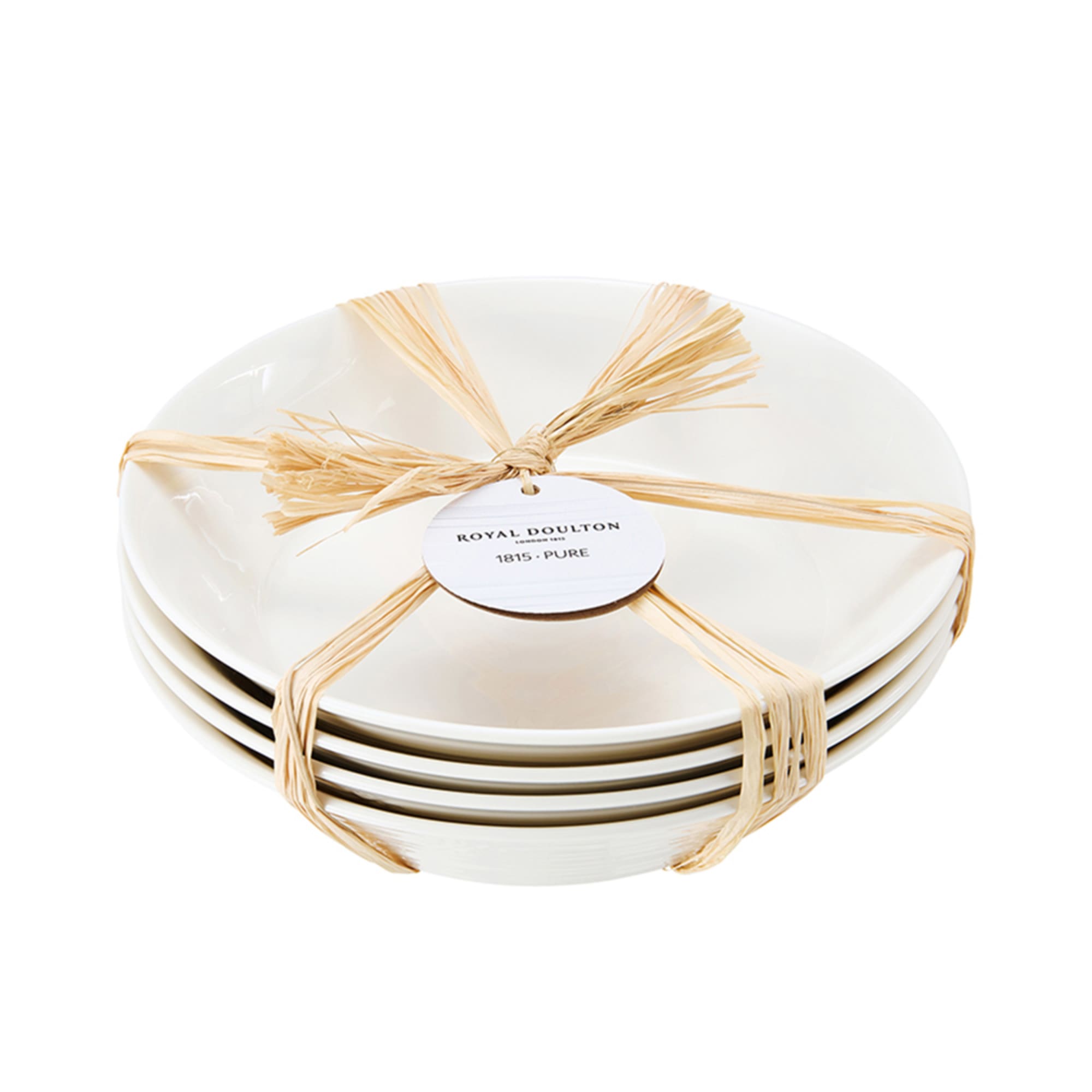 Royal Doulton 1815 Pure Pasta Bowl Set of 4 White Image 3