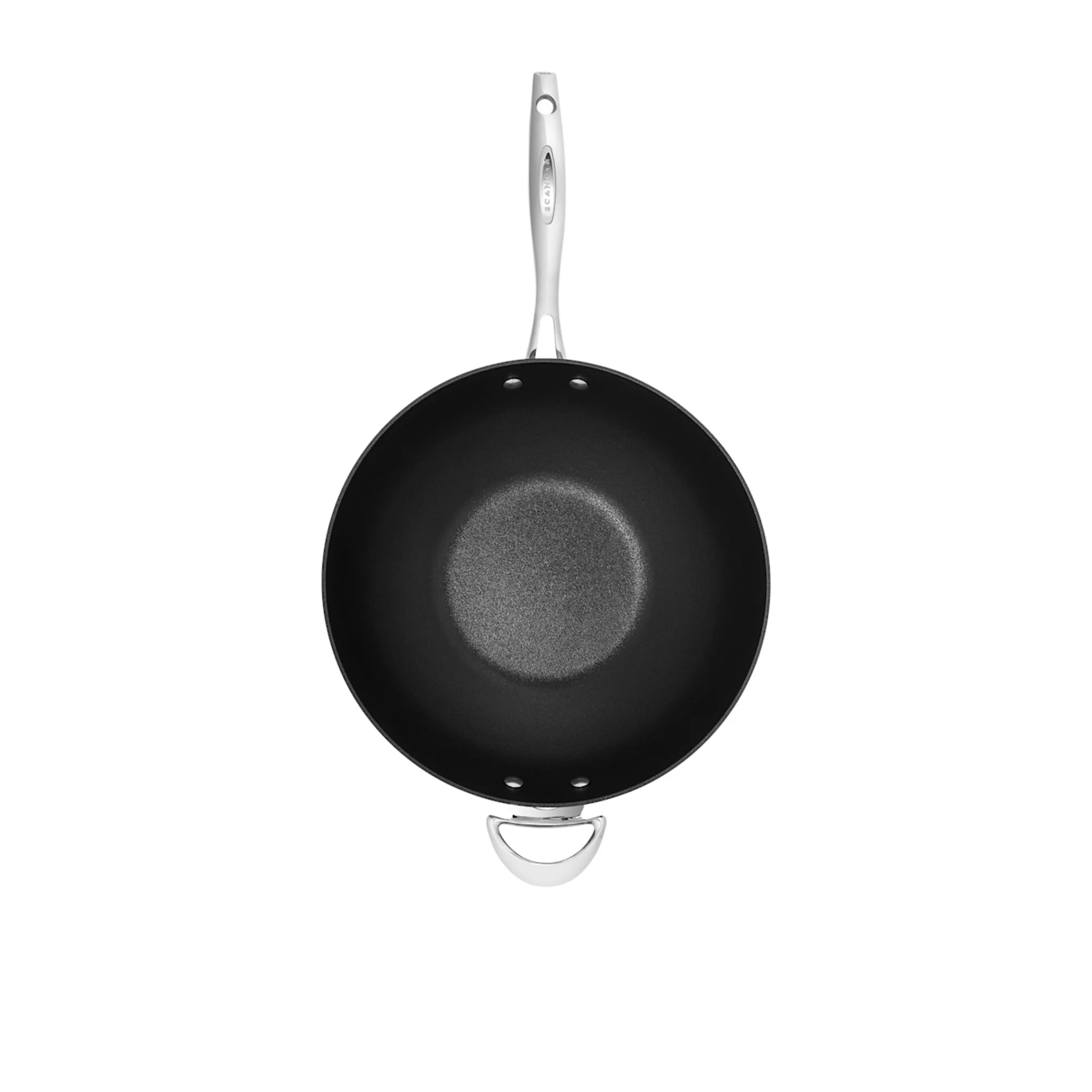 Scanpan HaptIQ Stainless Steel Wok 32cm Image 2