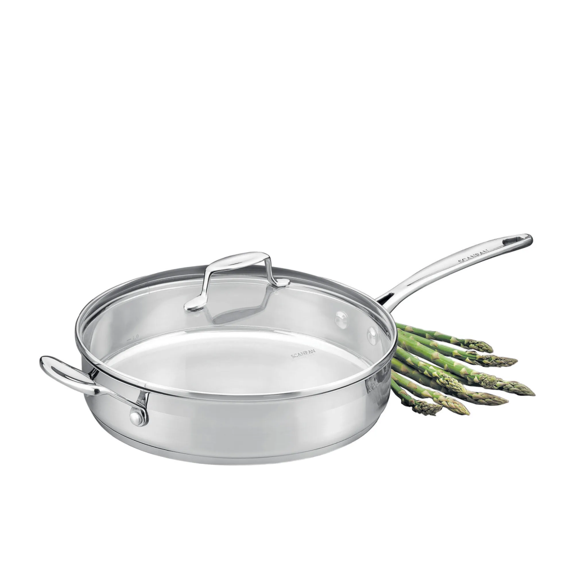 Scanpan Impact Saute Pan with Lid 28cm Image 2