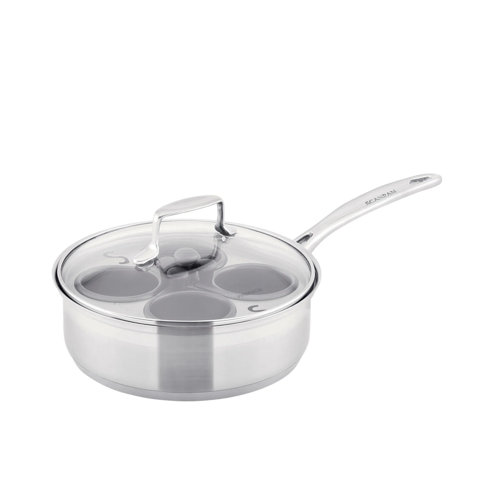 Scanpan Impact 4 Cup Egg Poacher Pan 20cm Image 1