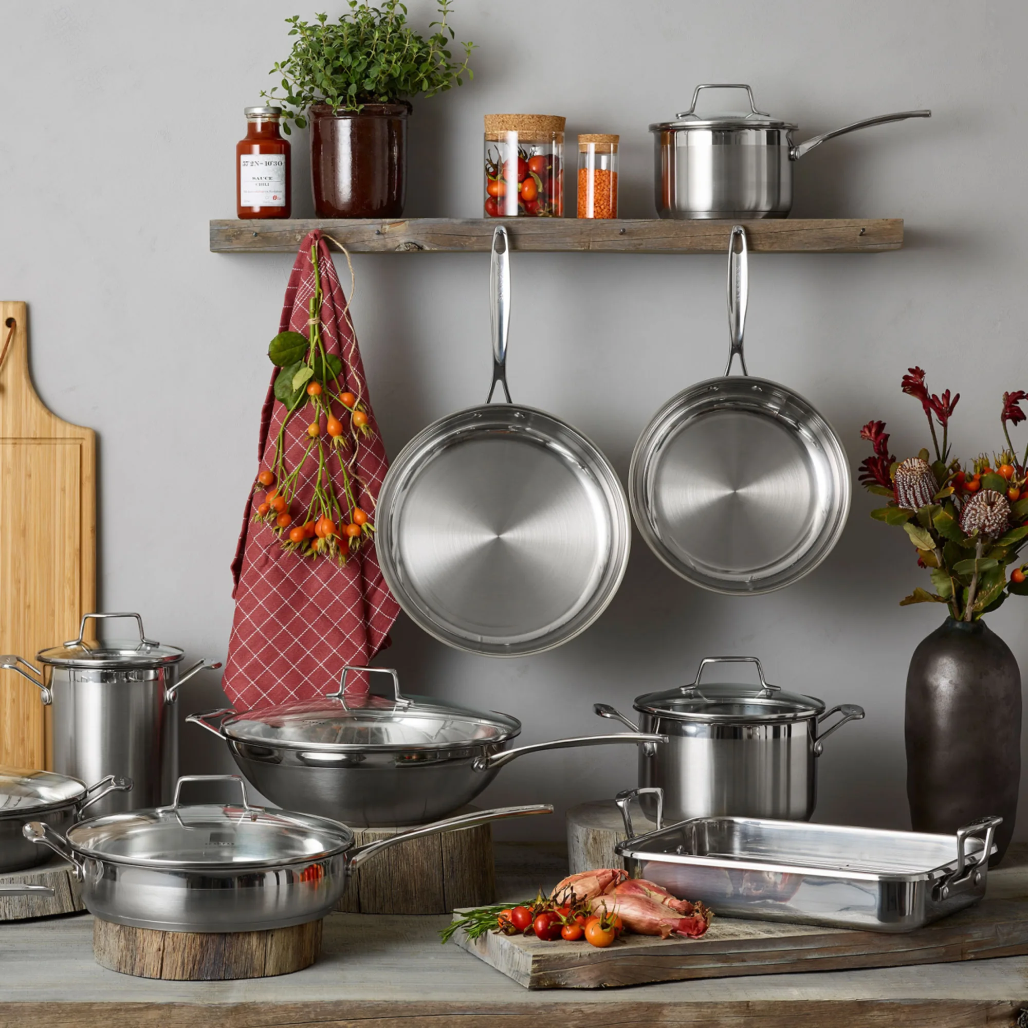 Scanpan Impact Stainless Steel Frypan 26cm Image 2