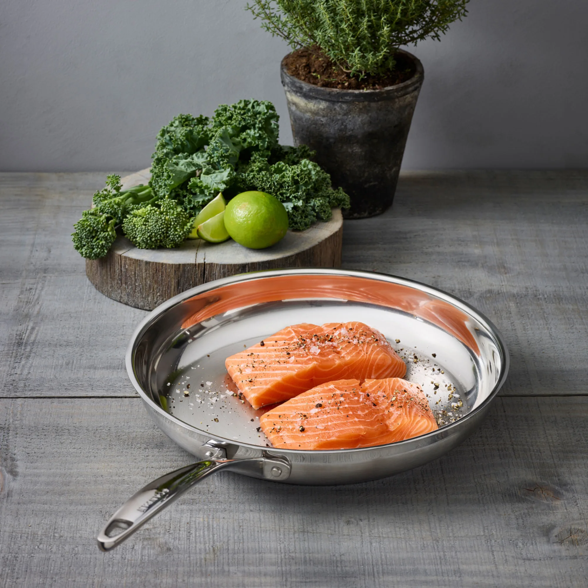 Scanpan Impact Stainless Steel Frypan 28cm Image 2