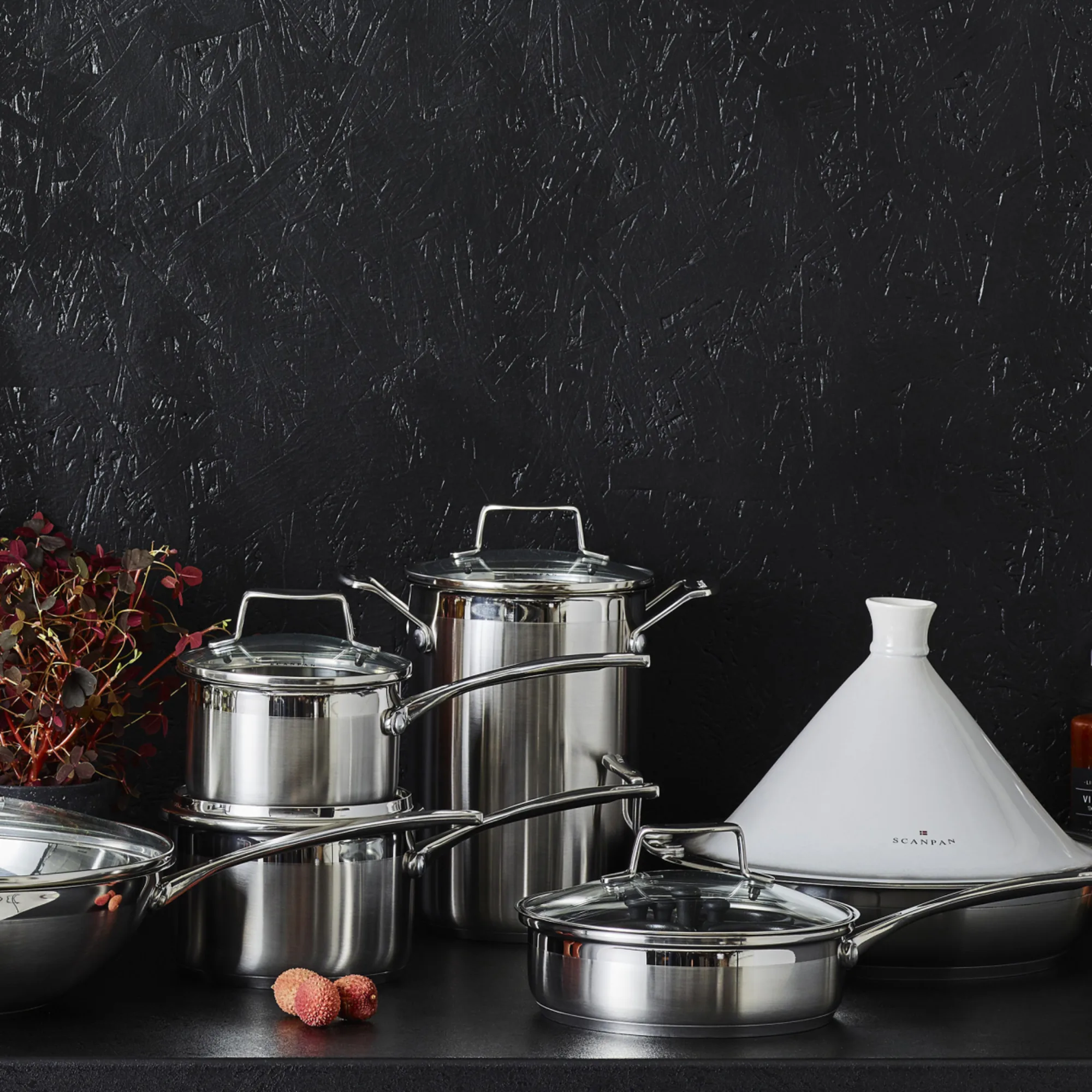 Scanpan Impact 5pc Stainless Steel Cookware Set Image 4