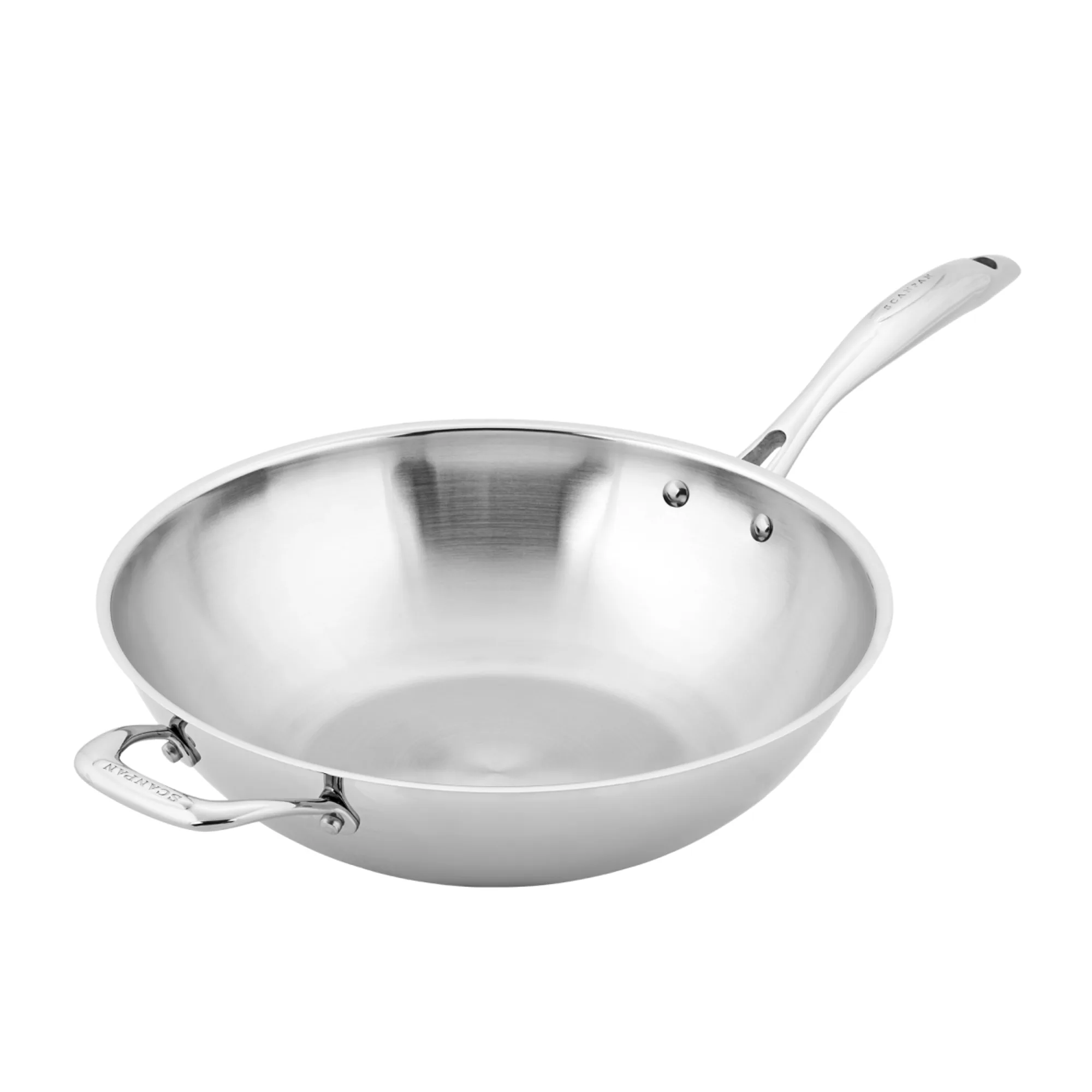 Scanpan STS Stainless Steel Wok 32cm Image 1