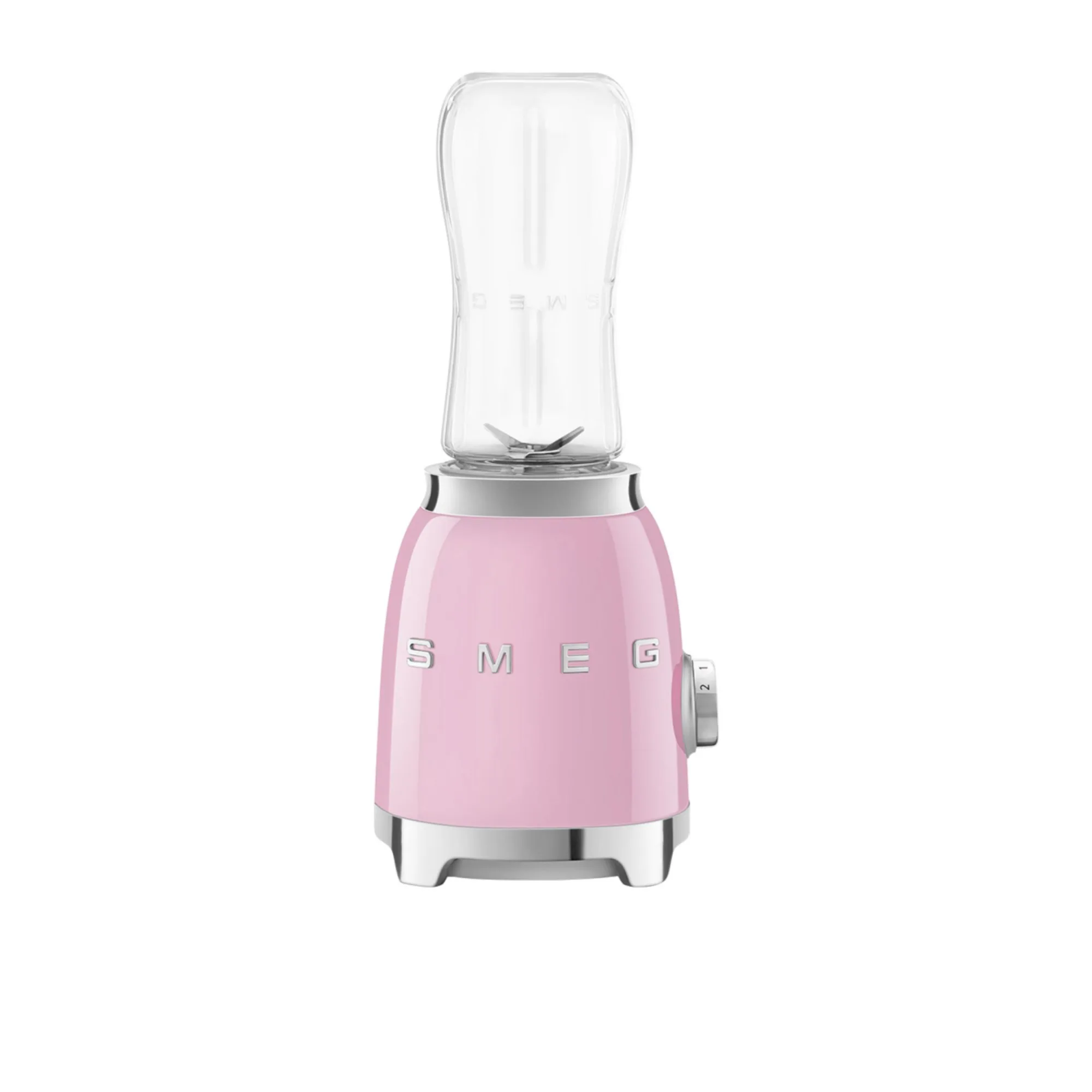 Smeg 50's Retro Style Mini Blender Pink Image 1