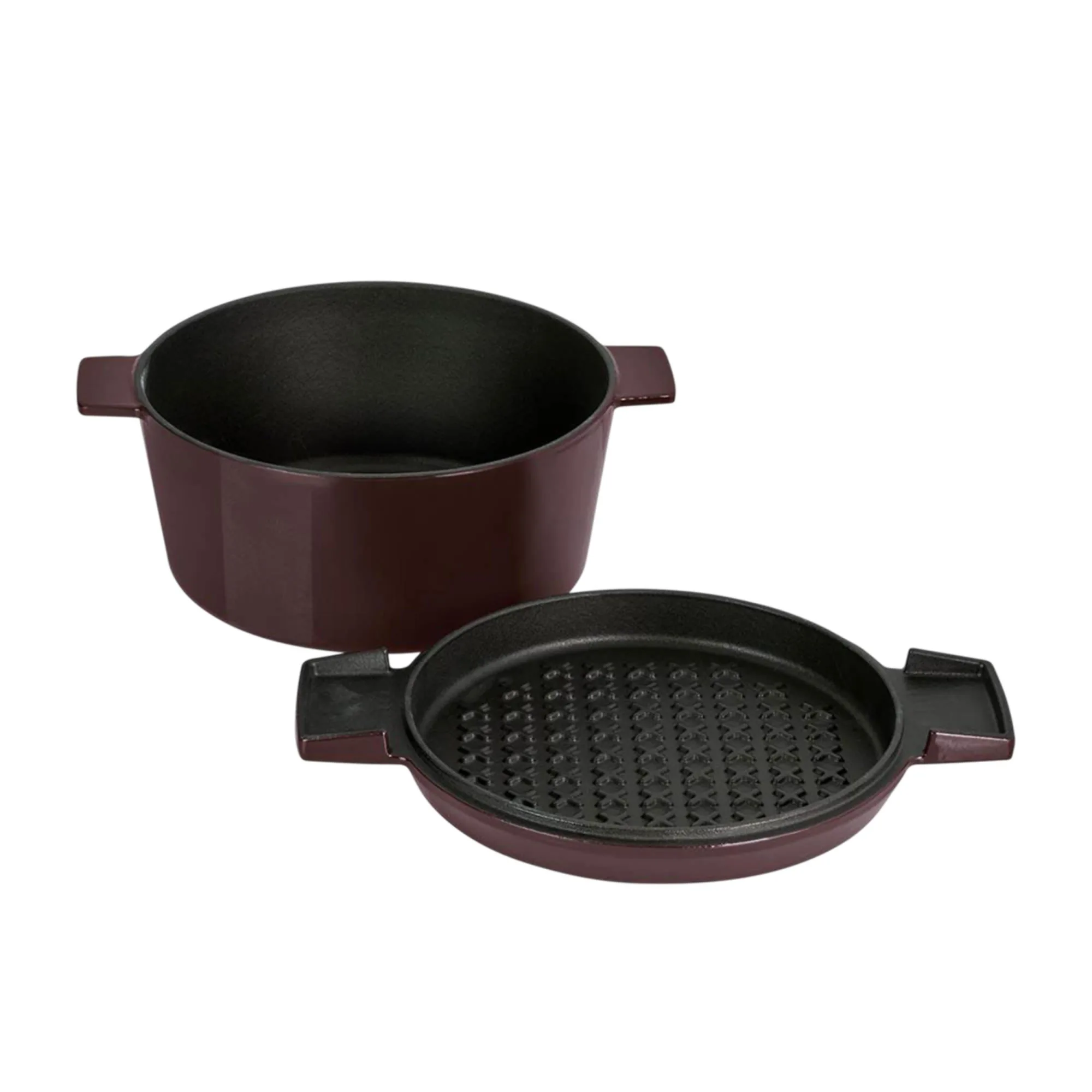 Stanley Rogers French Oven Grill Duo 24cm - 3.5L Bordeaux Image 1