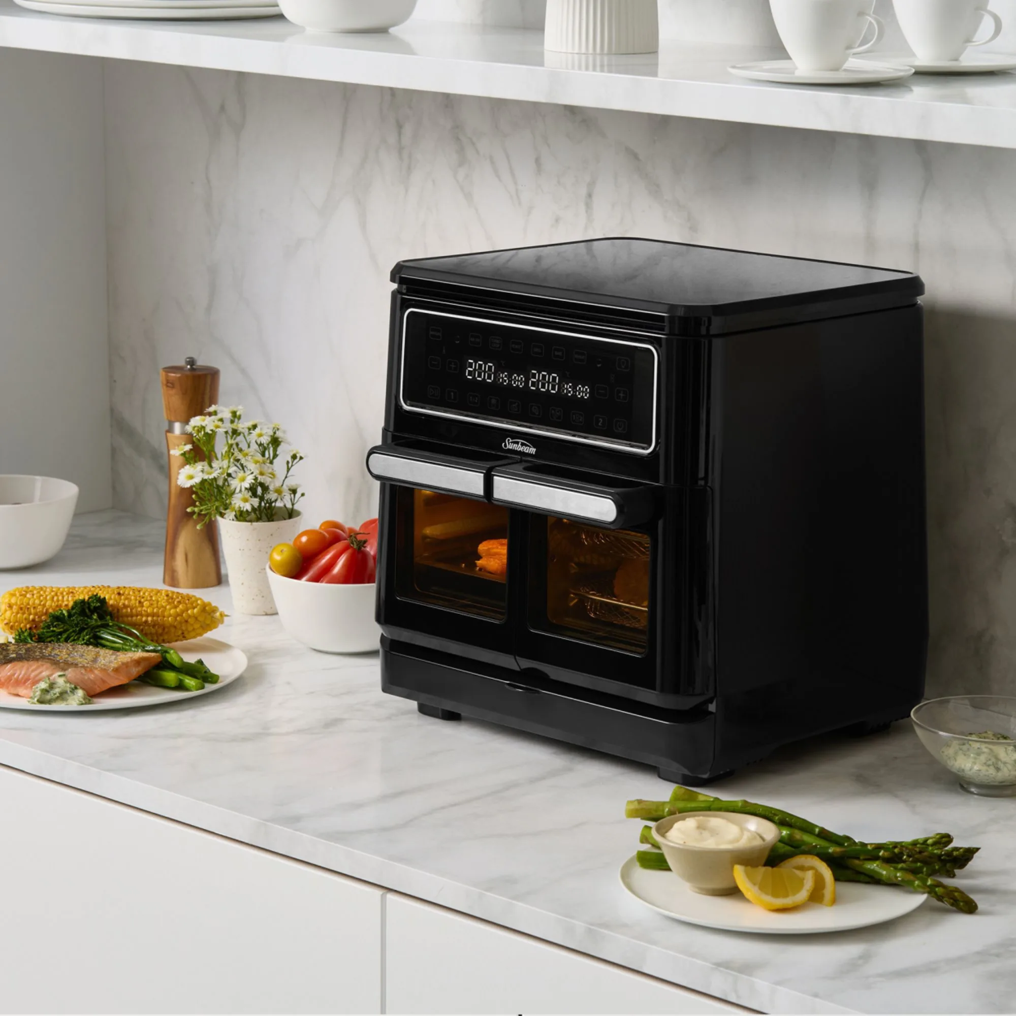 Sunbeam Multi Zone AFP6000BK Air Fryer Oven 11L Black Image 3