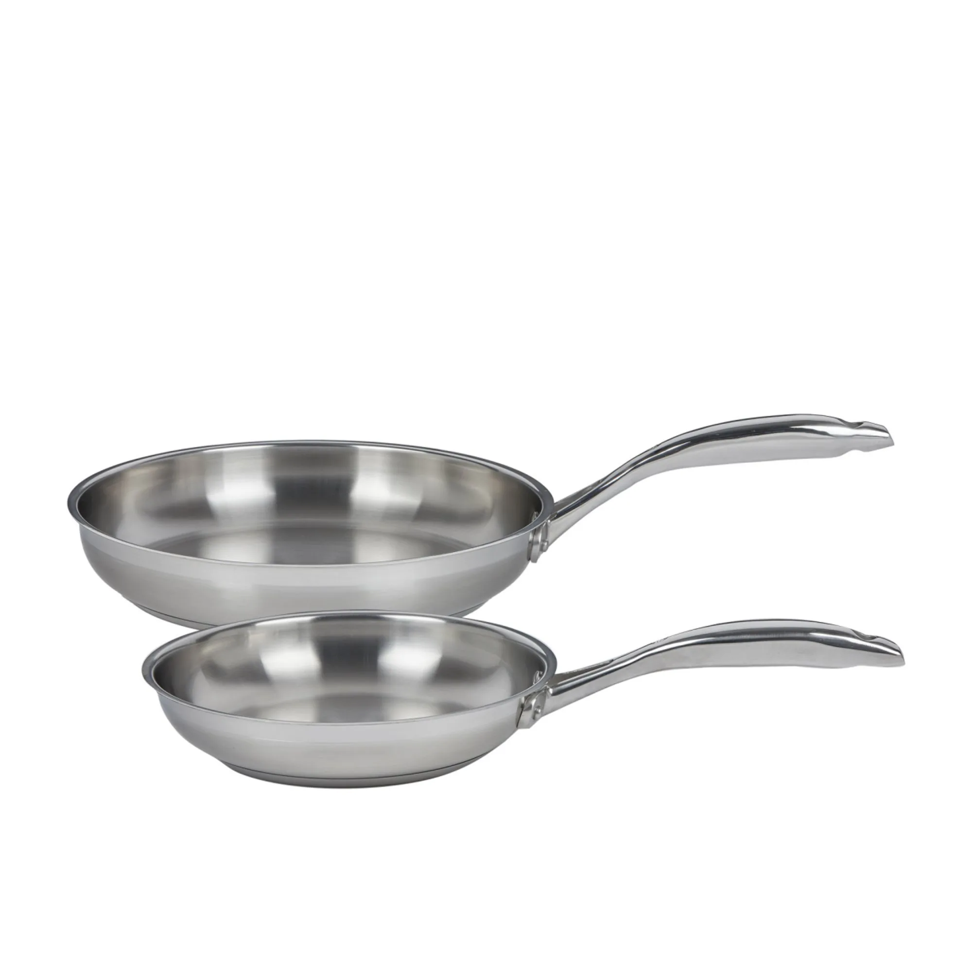 Swiss Diamond Premium Steel 2pc Frypan Set 20cm 28cm Image 1