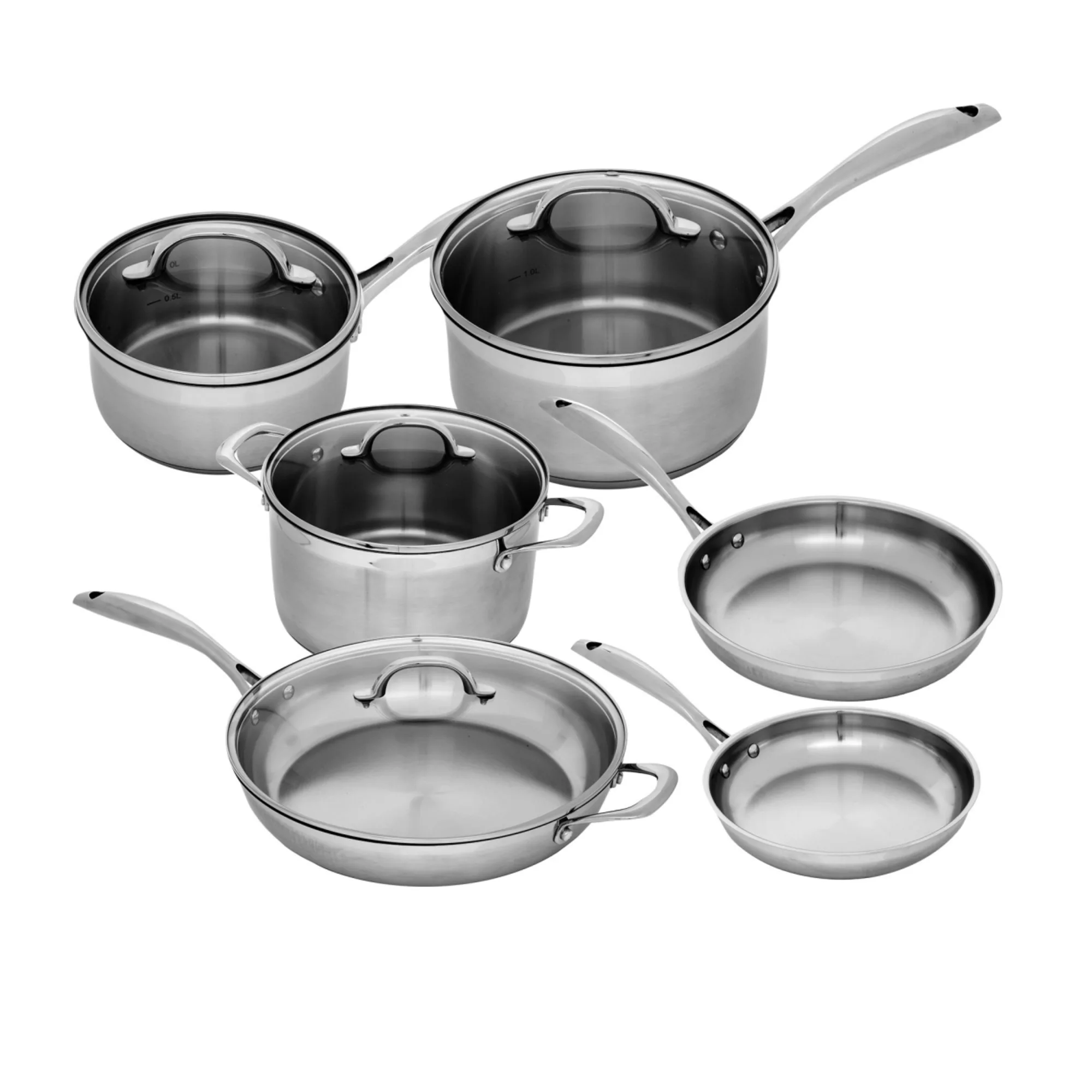 Swiss Diamond Premium Steel 6pc Cookware Set Image 1
