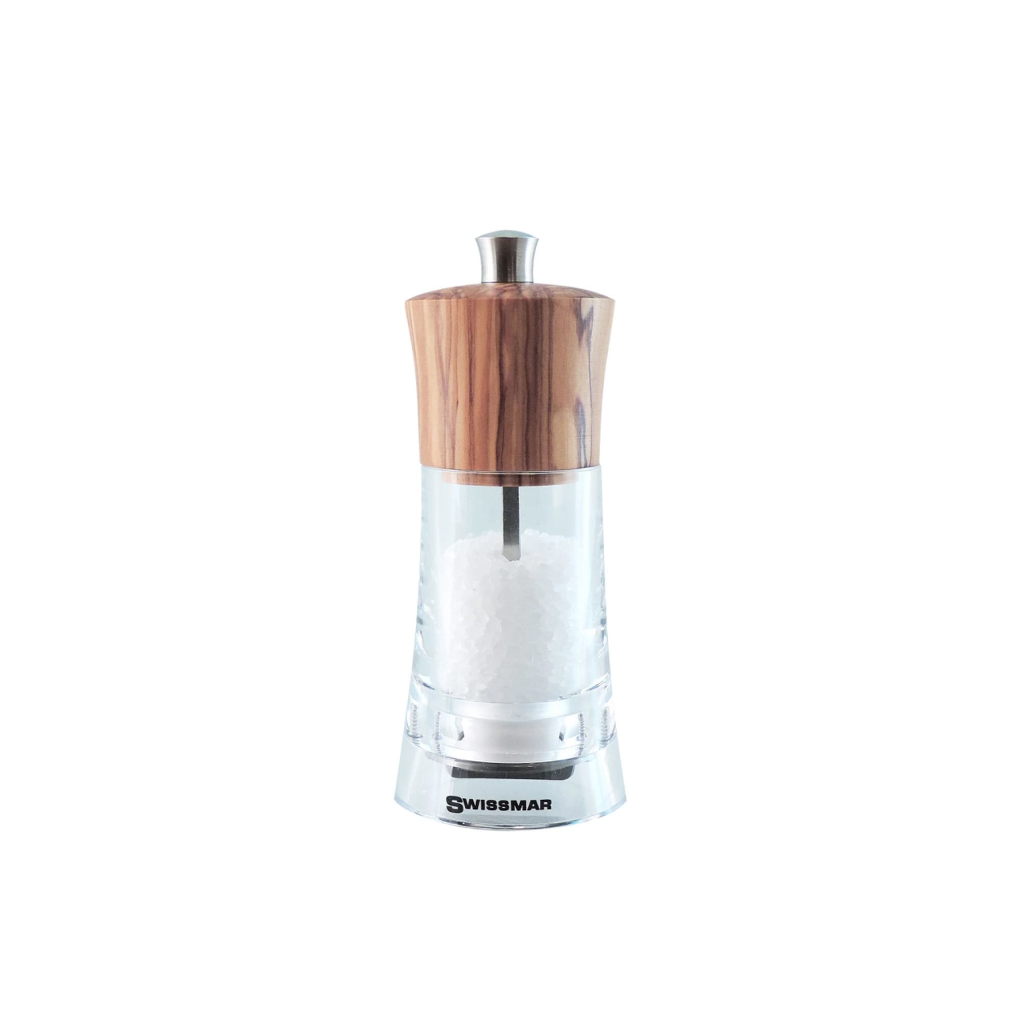 Swissmar Torre Salt Mill 15cm Olive Wood Image 1