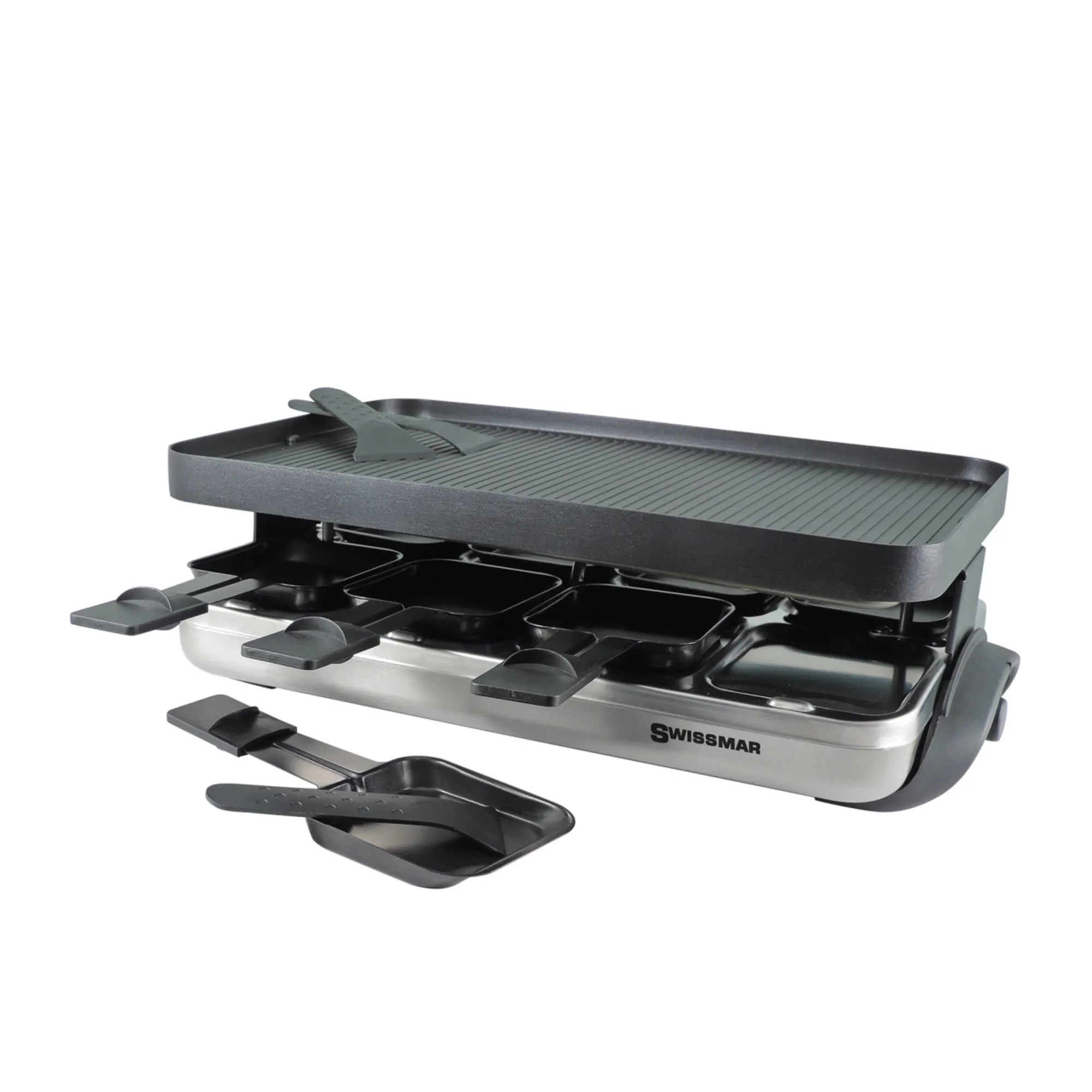 Swissmar Valais 8 Person Raclette Party Grill Stainless Steel Image 1