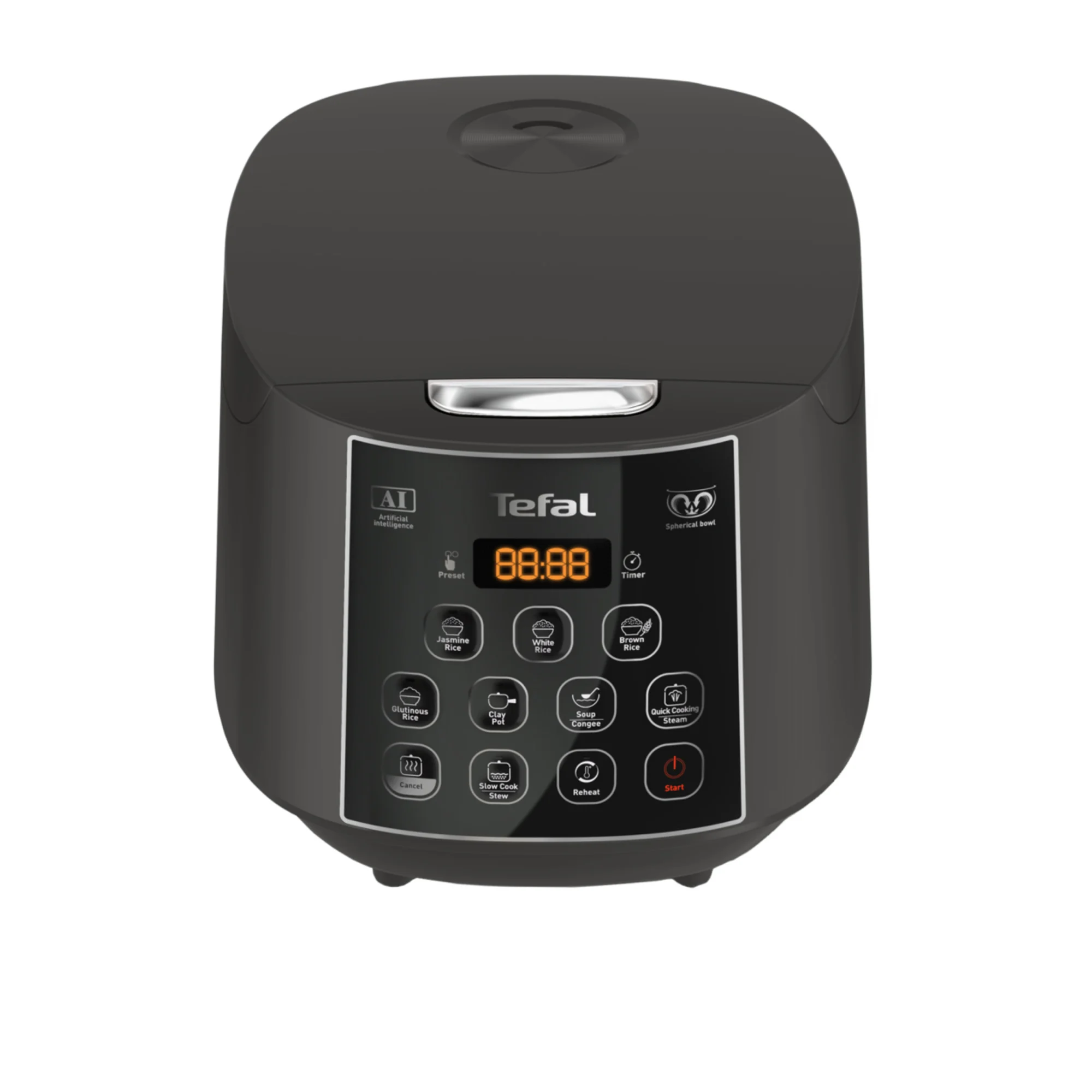 Tefal Easy RK736 Rice and Slow Cooker Plus 1.8L Black Image 1