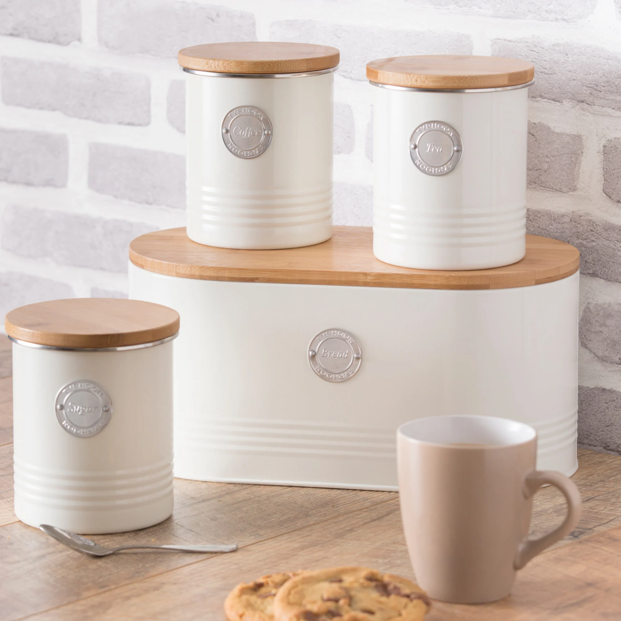 Typhoon Living Sugar Canister 1L Cream Image 2